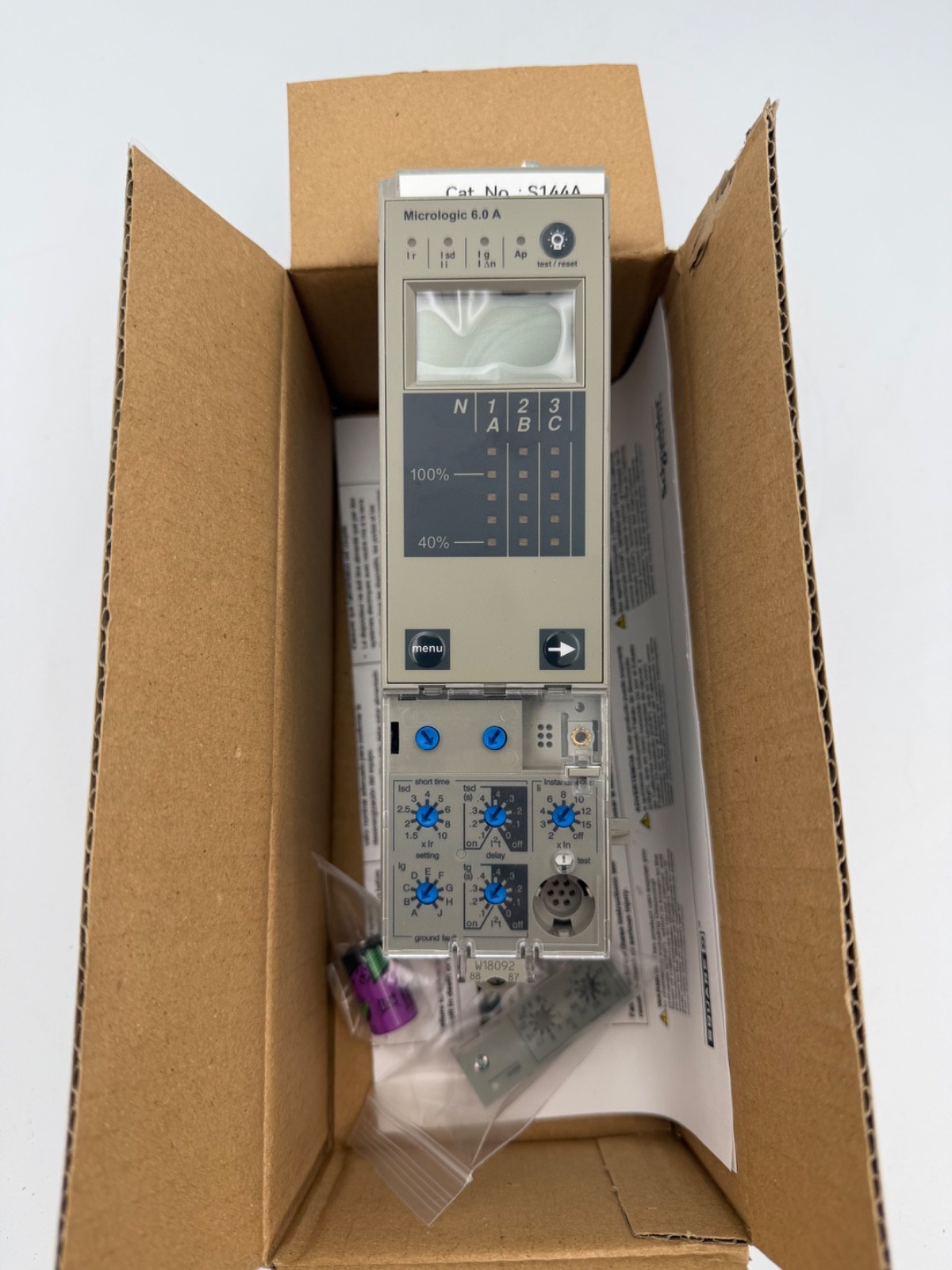SCHNEIDER ELECTRIC / SQUARE D TRIP UNIT S144A MICROLOGIC 6.0A 33073