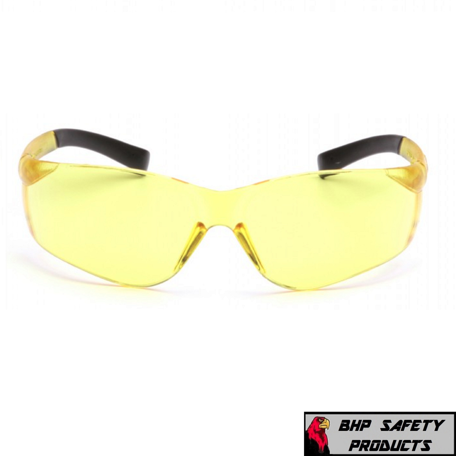 PYRAMEX ZTEK AMBER SAFETY GLASSES SHOOTING RANGE EYEWEAR S2530S Z87+ (6 PAIR)