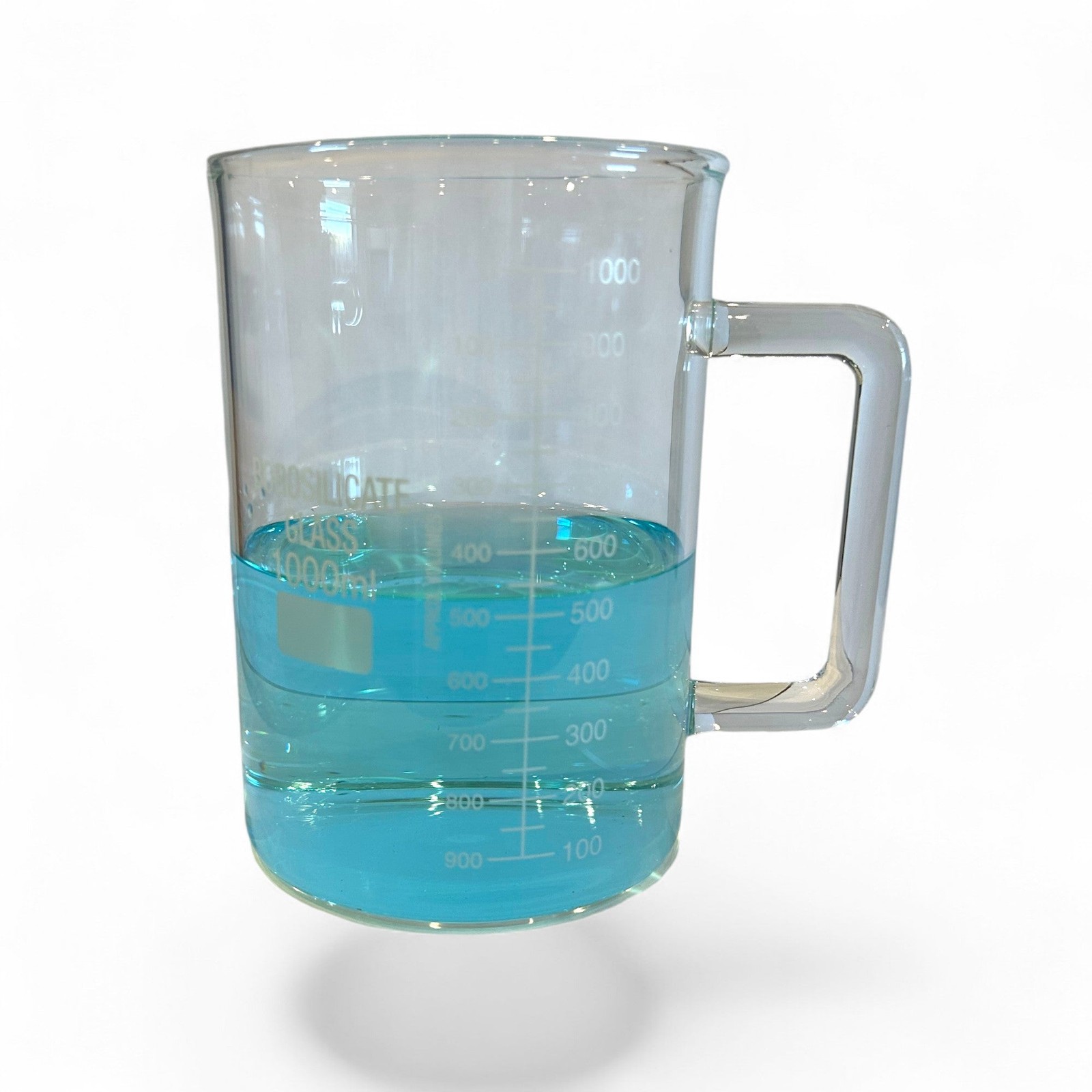 Beaker, Mug, Borosilicate Glass, 1000ml