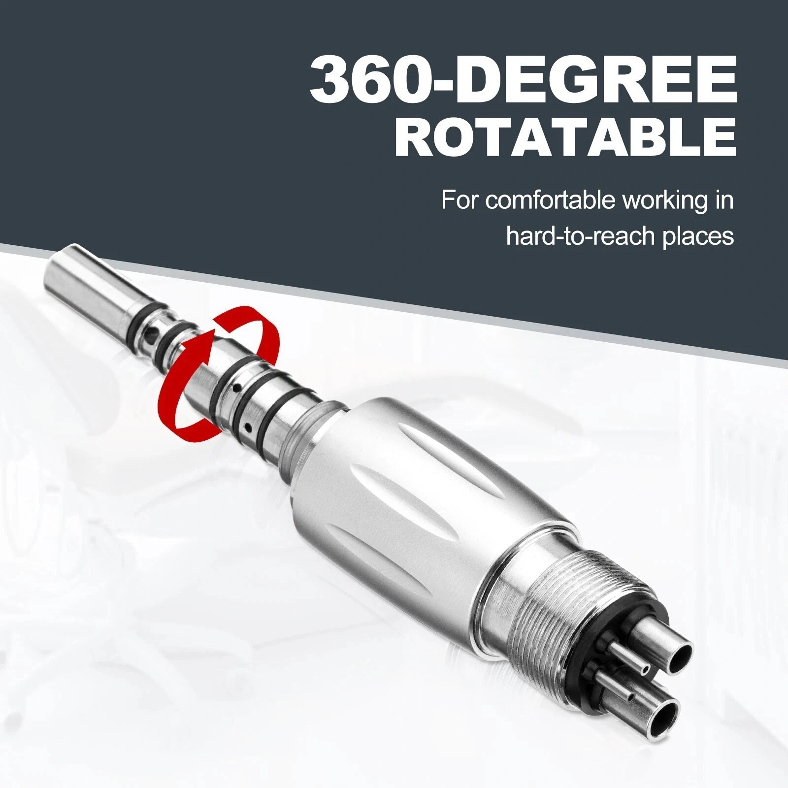 Dental 4 Hole Coupling LED Coupler for KAVO Multiflex Lux Fiber Optic Handpiece