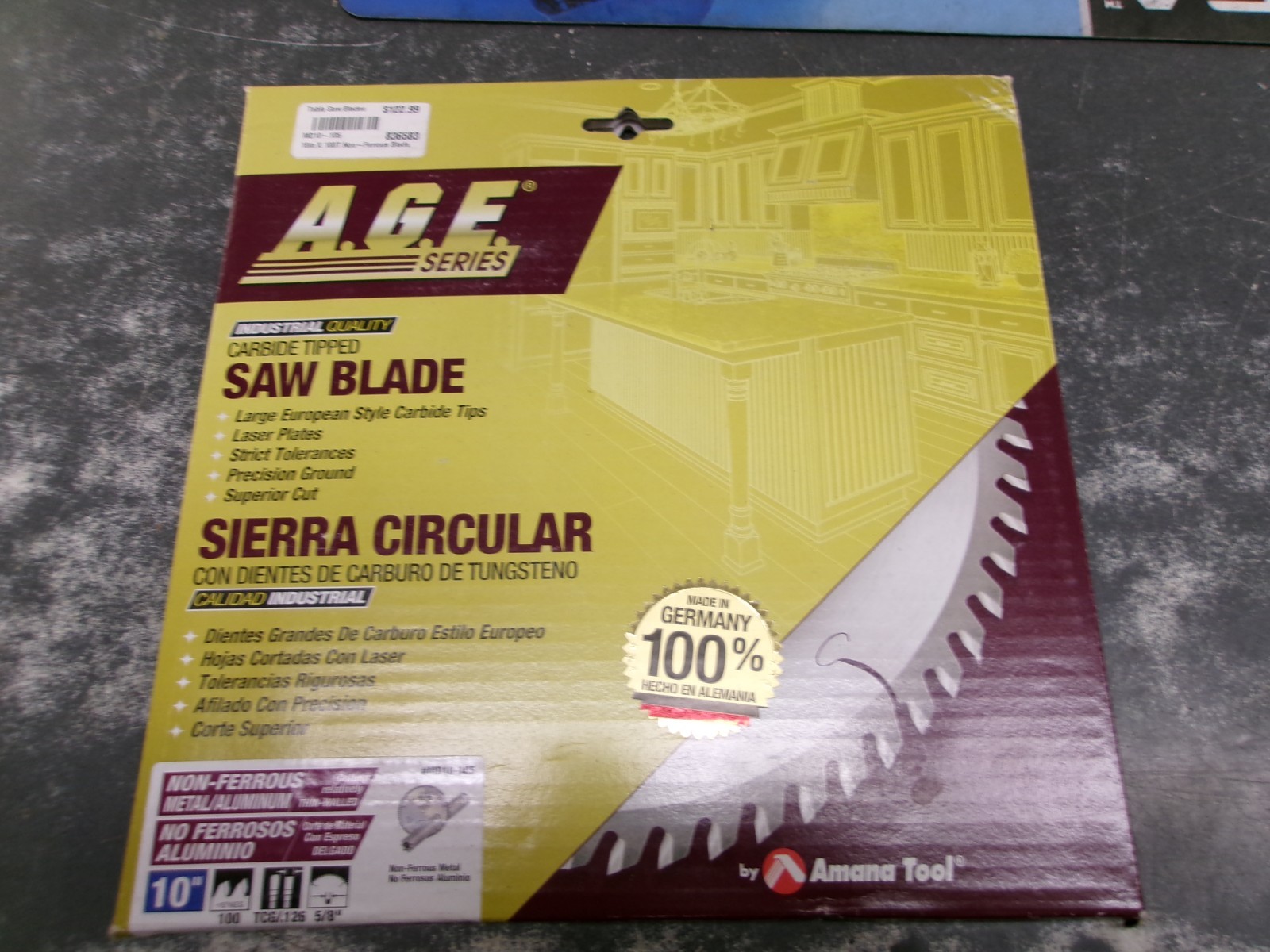 Amana 10″ Aluminum Cutting Blade for Non-Ferrous MD10-105