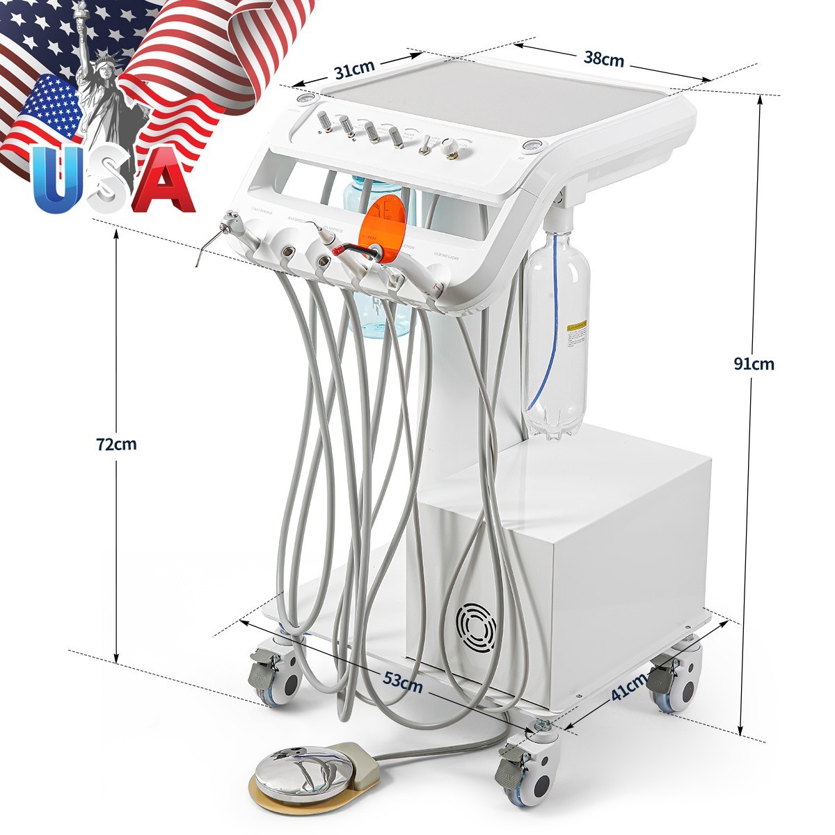US Woodpecker Dental UDS-P Ultrasonic Piezo Scaler Handpiece Scaling+Perio+Endo