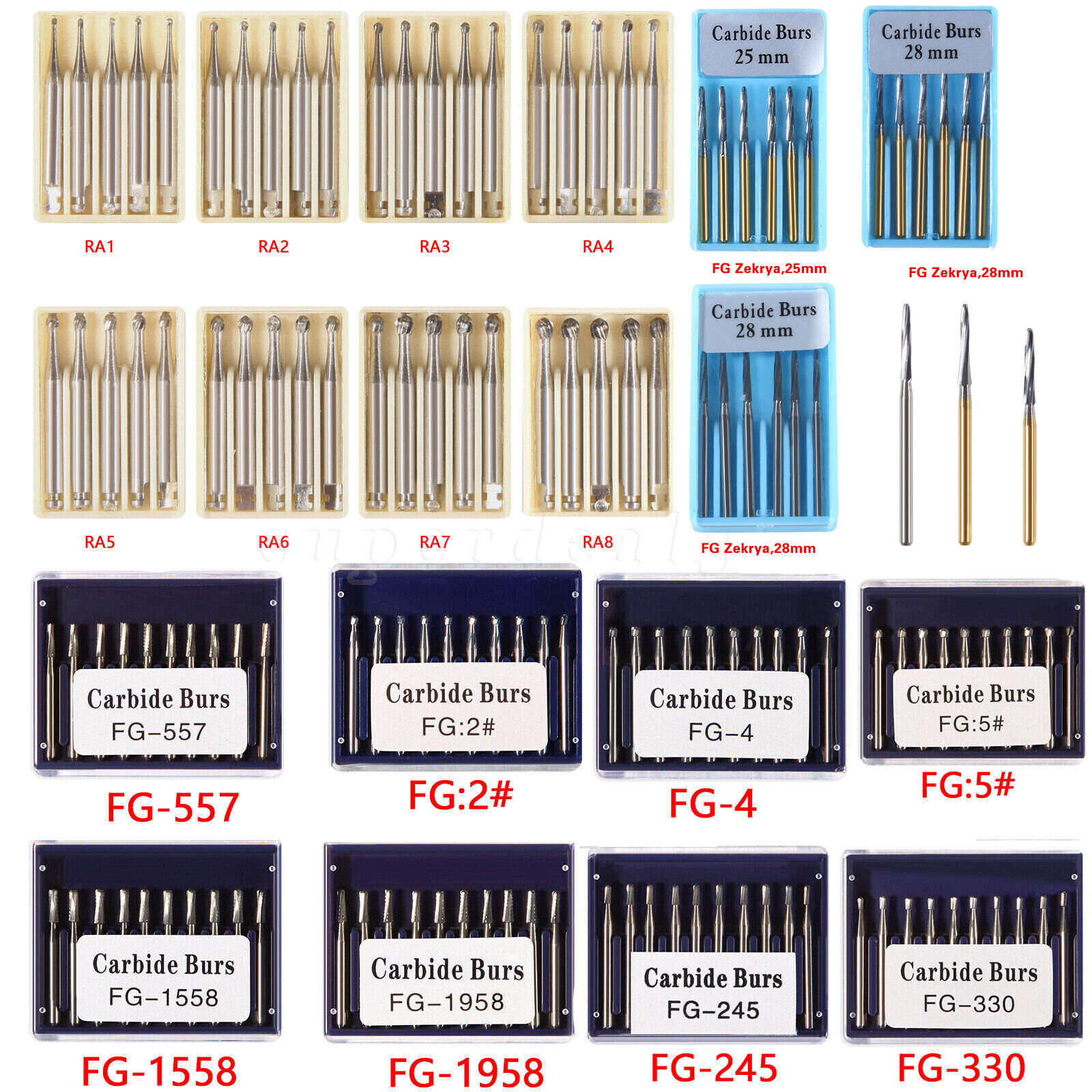 Dental Surgical/ Tungsten Carbide Burs Endo Bur For High Low Speed Handpiece VIP