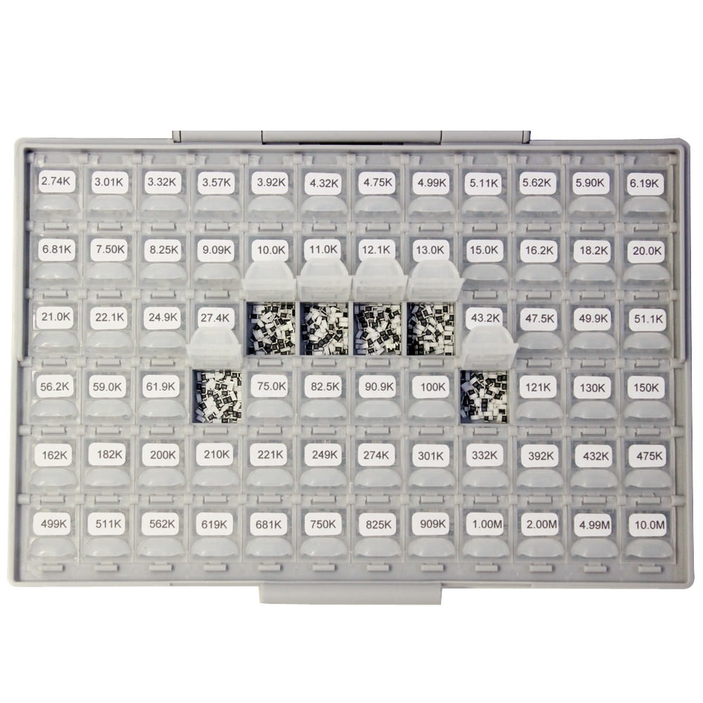 AideTek 144 Values 1206 Size 100PCS SMD SMT 1% Sample Resistor Kits R1206 USA