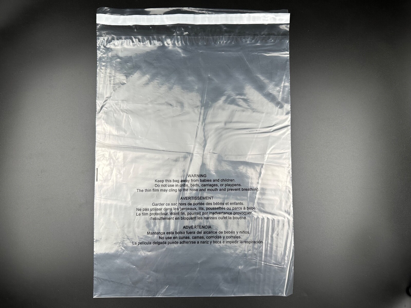 Resealable Suffocation Warning Poly Bags Mailers Plastic Amazon FBA