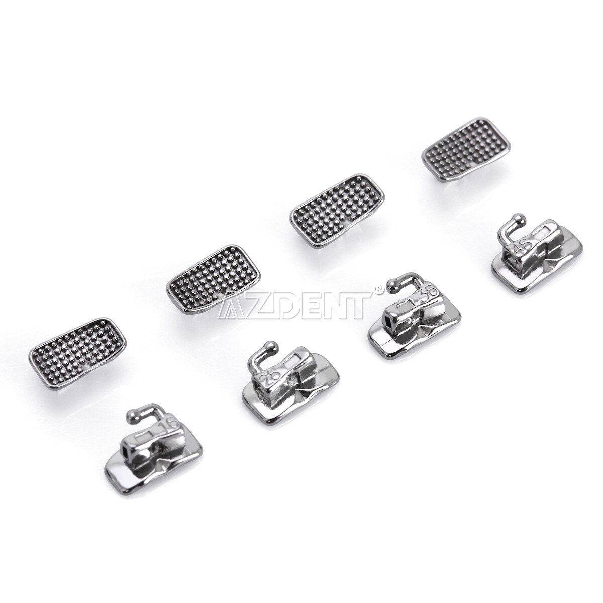 AZDENT Dental Orthodontic Buccal Tubes 1st 2nd Molar Tube Roth MBT 022 Bondable