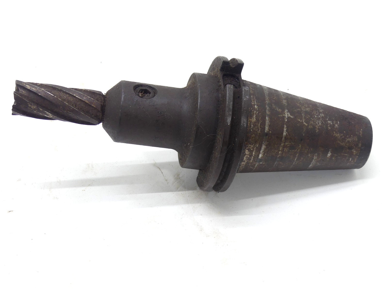 (Set of 4) Misc. Generic CAT50 Tool Holders w/ Unknown Tools