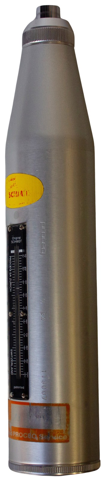 PROCEQ ORIGINAL SCHMIDT Concrete REBOUND HAMMER Type N-34 SWITZERLAND Tester 90s