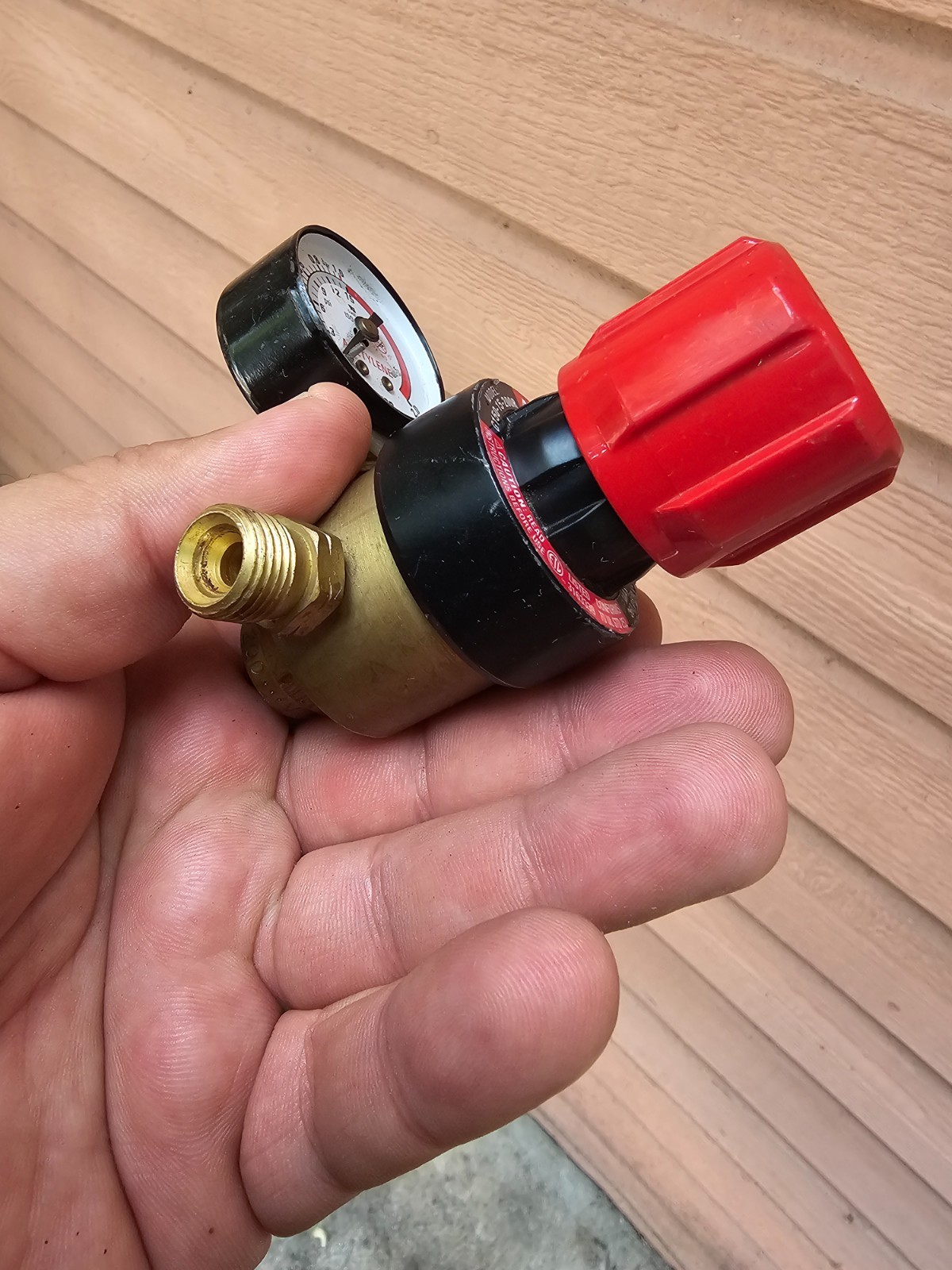 Victor G150-15-200R Acetylene Regulator – Works Great – Missing a Plastic Cover