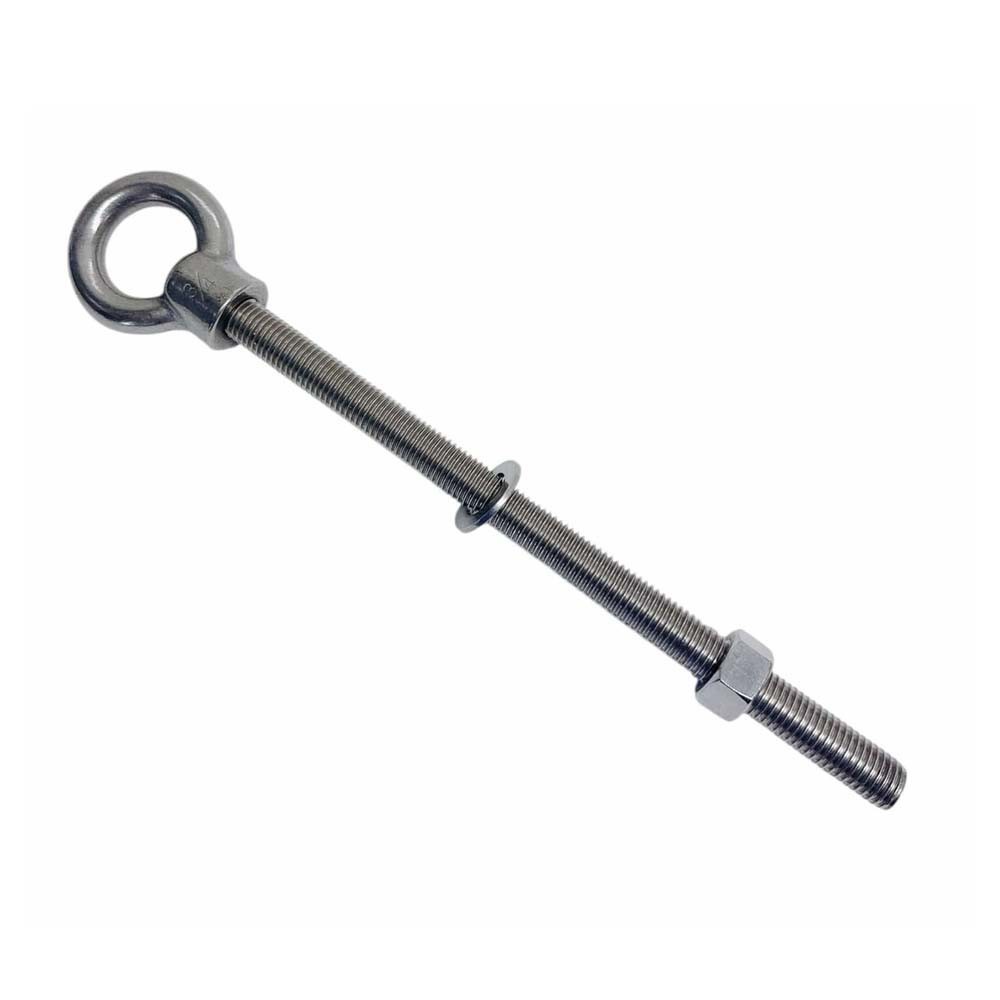 Marine T316 Stainless Steel 3/4″ x 12″ Shoulder Eye Bolt 4,700 Lbs WLL