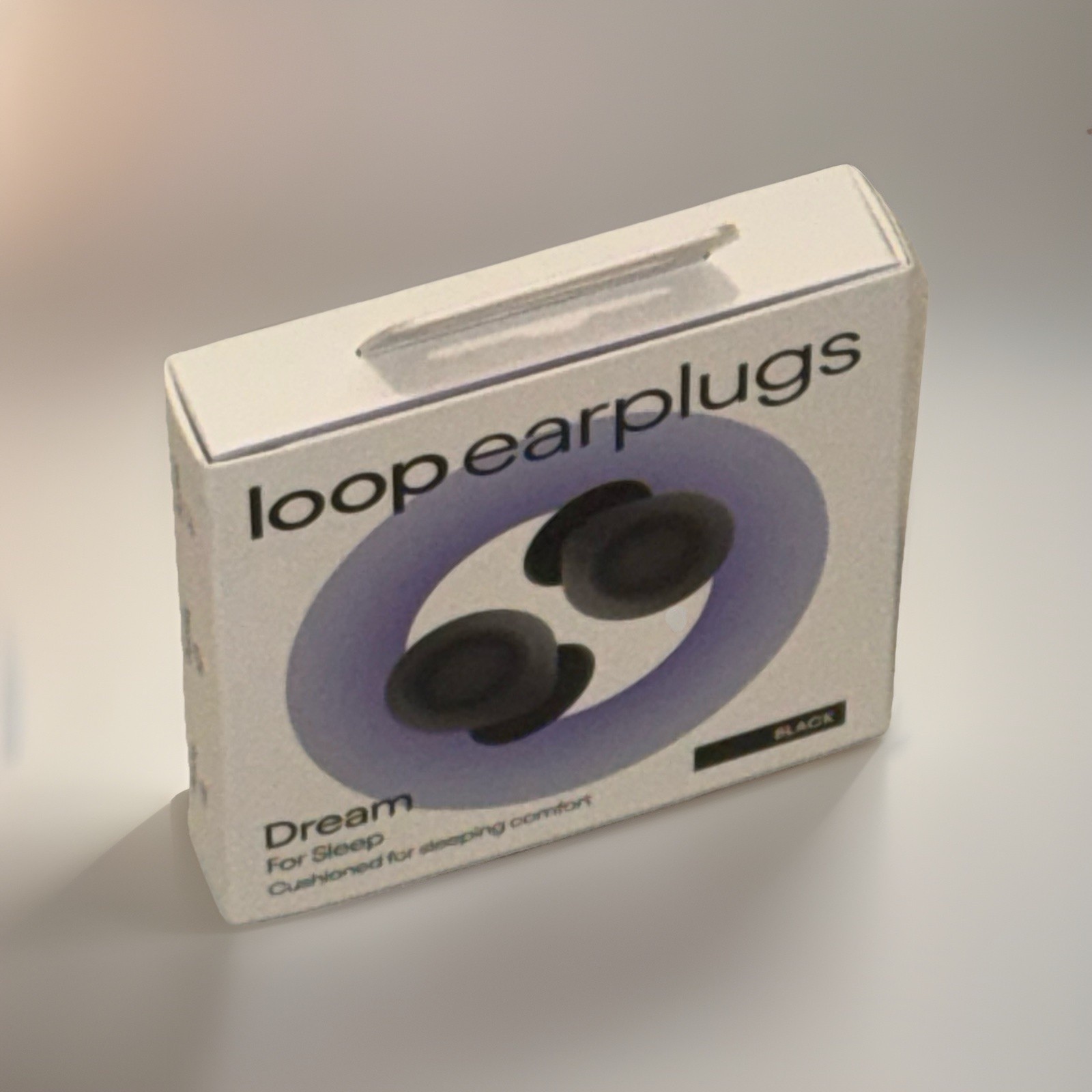 Loop Dream Earplugs for Sleep – (Black) Noise Reduction- Silicone & Foam- Nib