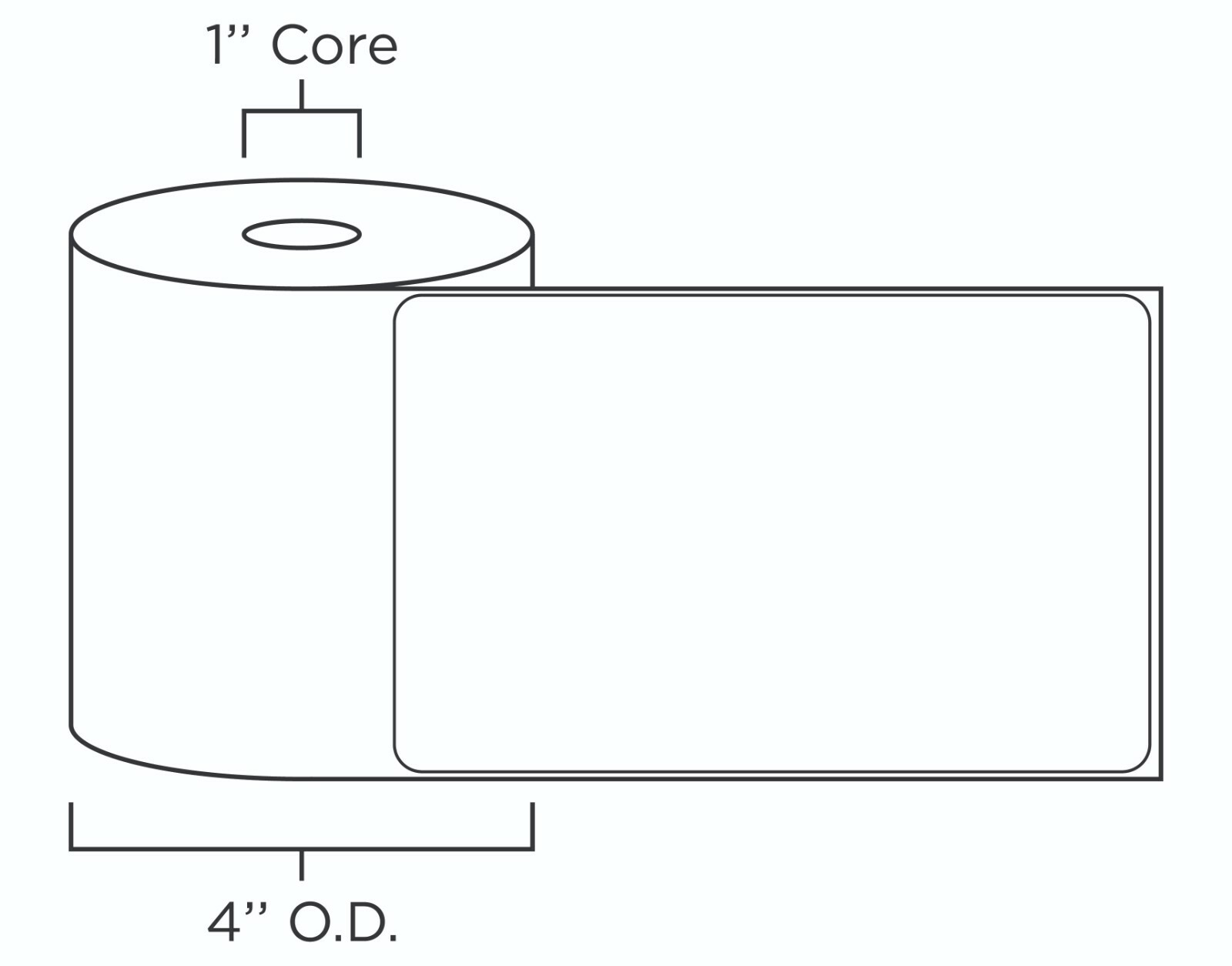 4 Rolls 4×6 Direct Thermal Shipping Labels – 250 per roll – 1000 labels