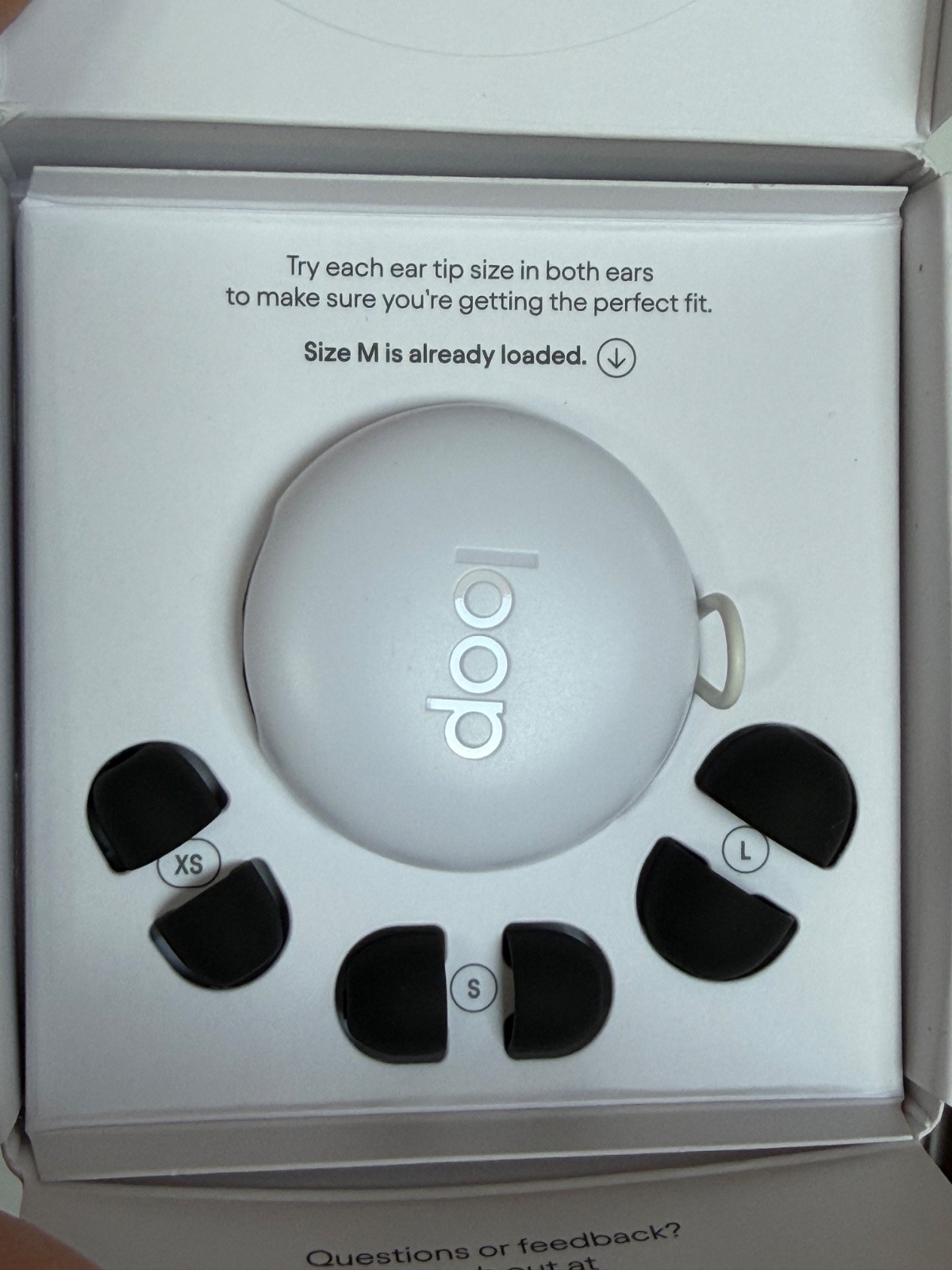 3 Loop Earplugs Engage 2 Experience 2 Quiet 2 -Black, Rose , Black Open Box