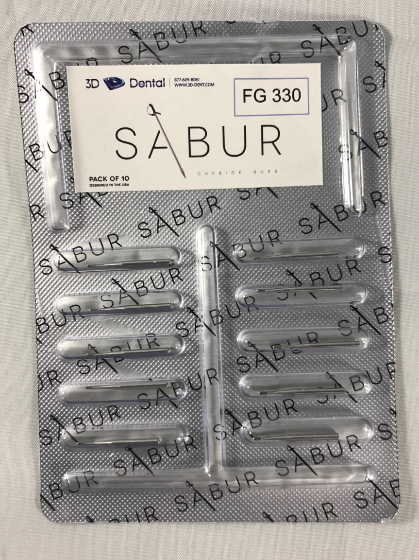 Dental Carbide Burs Type SABUR FG 330 10 pcs – 100 pcs USA
