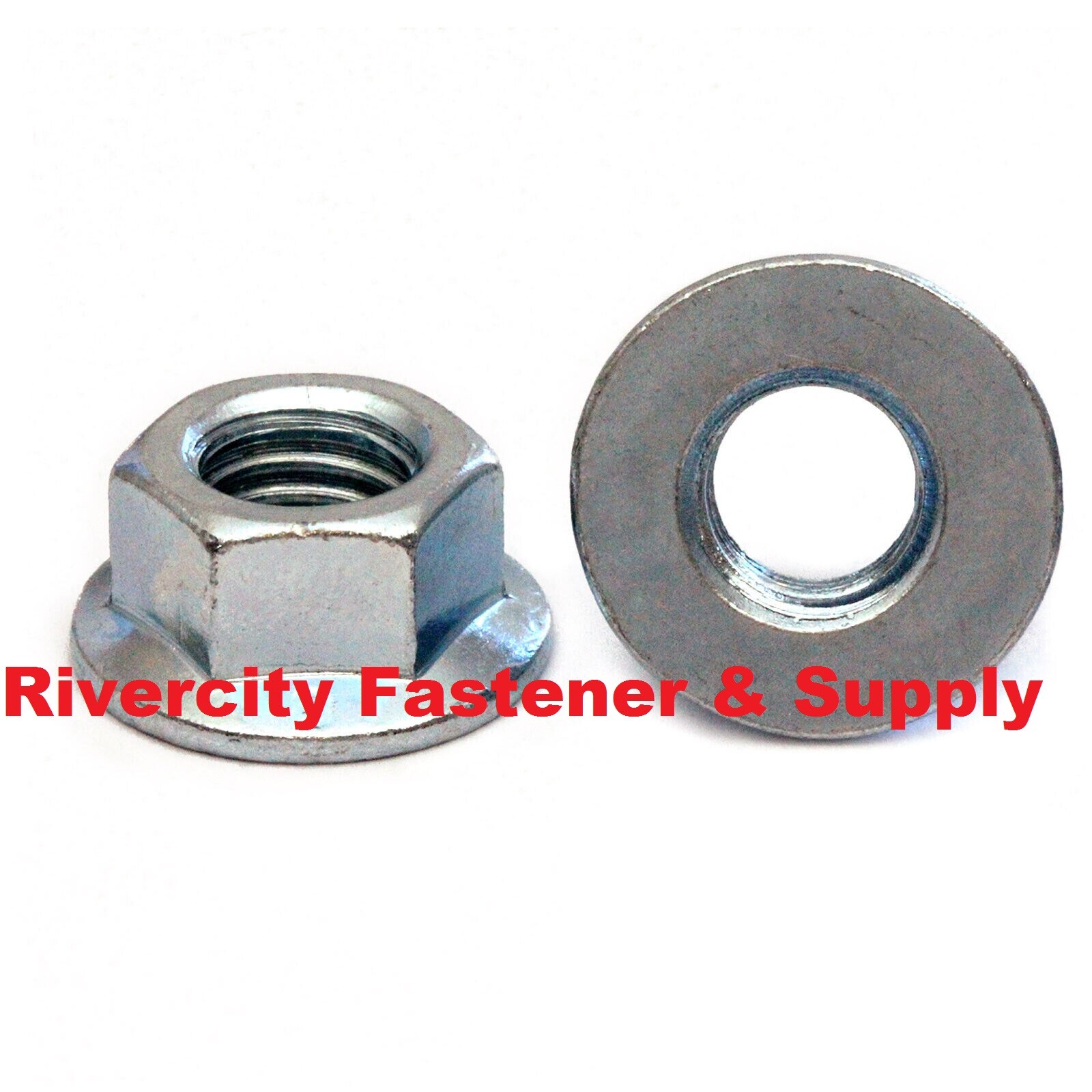 M10-1.25 JIS Flange Nuts Small Hex M10x1.25 Nut 10mm x 1.25 Smooth Flange 10.9