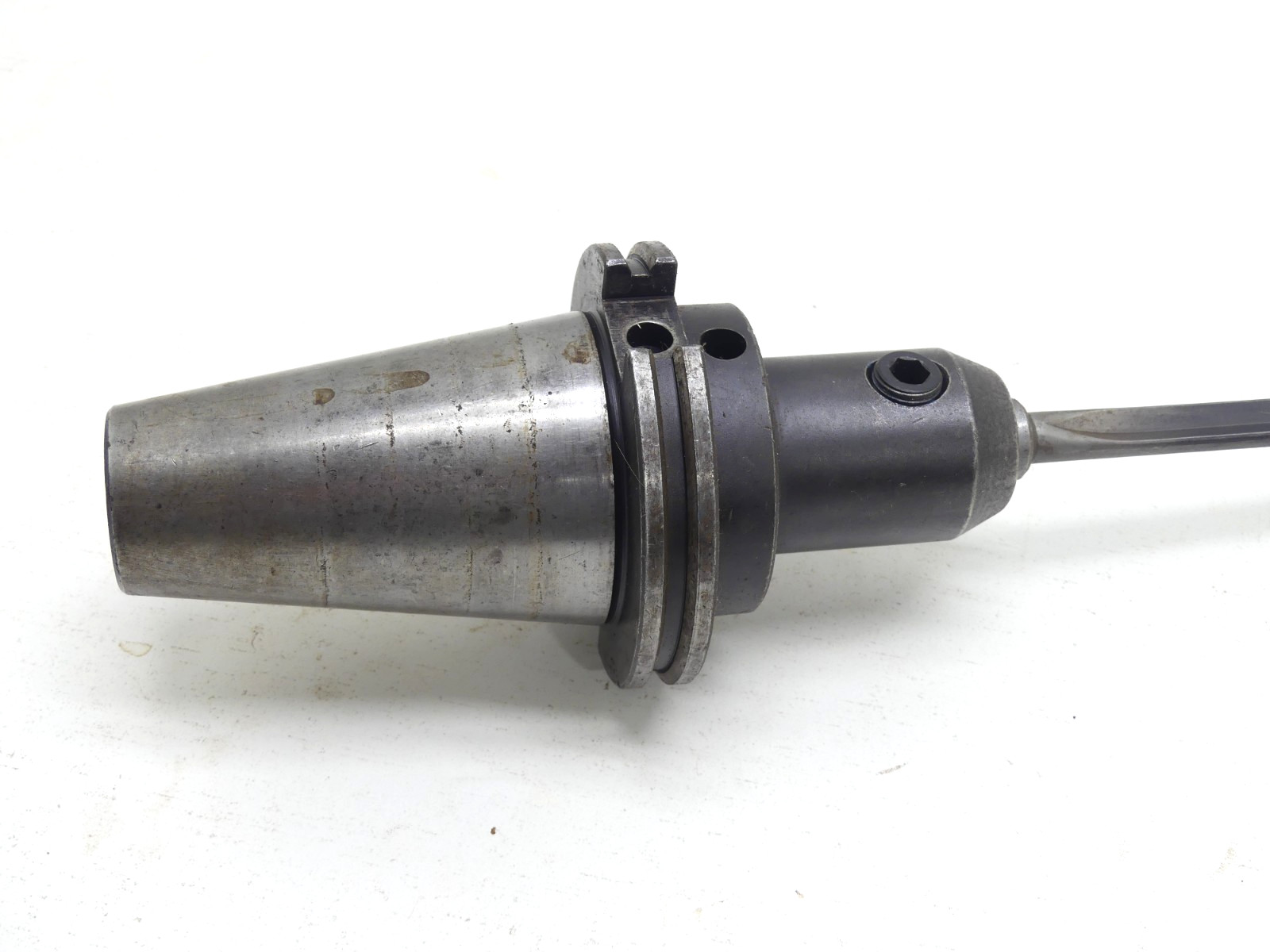 (Set of 4) Misc. Generic CAT50 Tool Holders w/ Unknown Tools