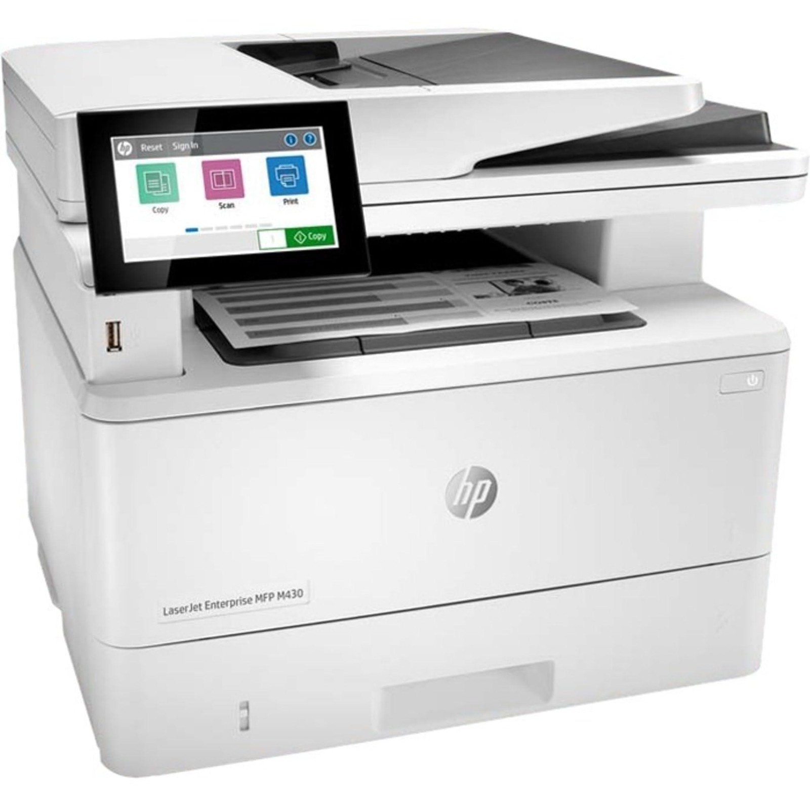 HP LaserJet Enterprise MFP M430f Monochrome All-in-One Printer with Built-in Eth