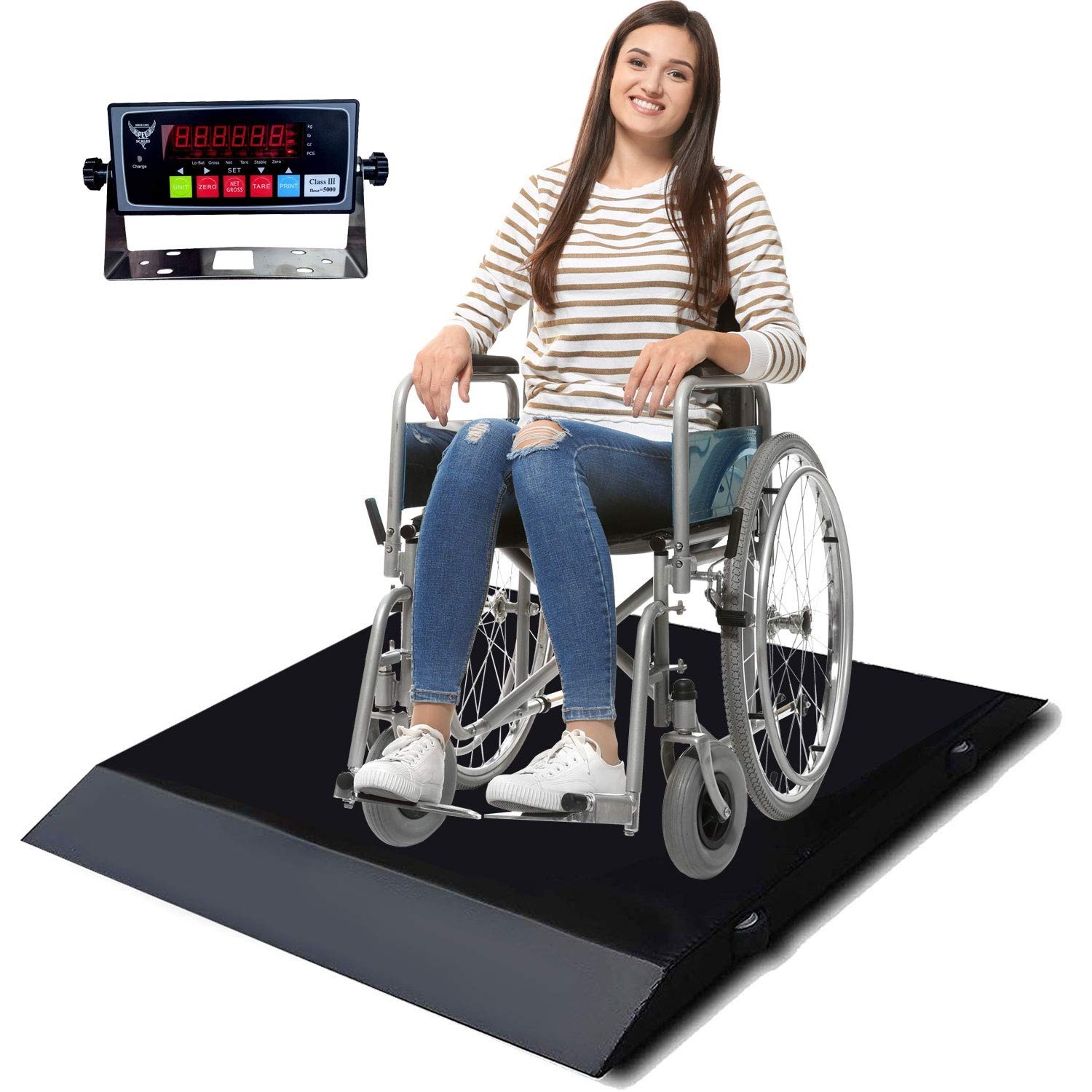 Prime Systems PS-WCS-Pro – Premium Wheelchair Scale | Safe & Stable Design