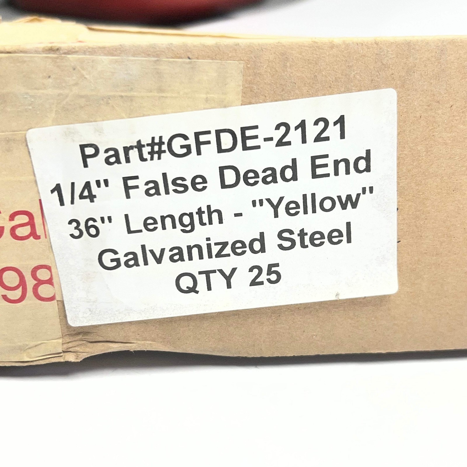 PREFORMED (25 PACK) 1/4″ False Dead end 36″L “Yellow” Galvanized Steel GFDE-2121