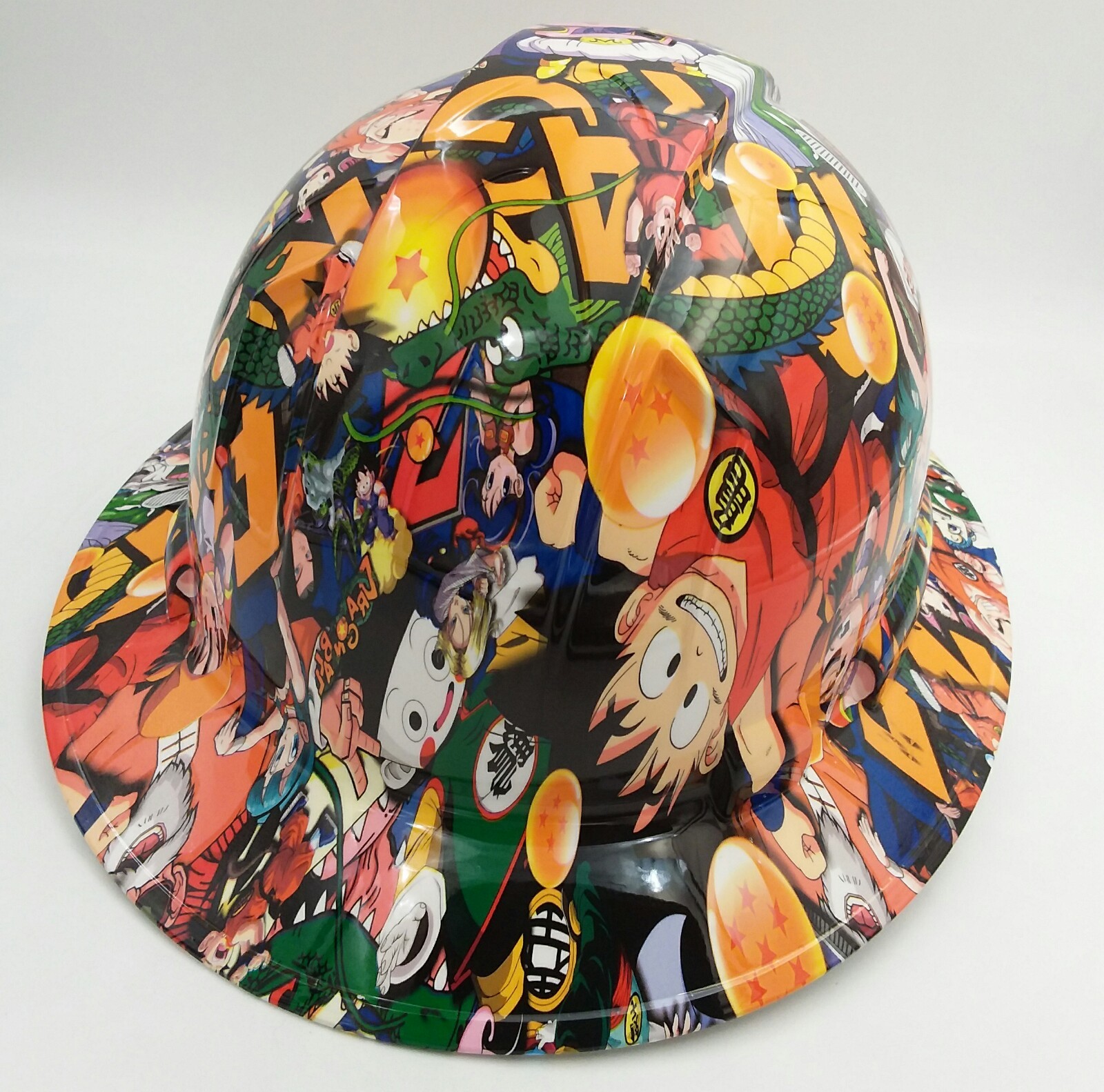 FULL BRIM Hard Hat custom hydro dipped , NEW DRAGON BALL Z HOT NEW PYRAMEX