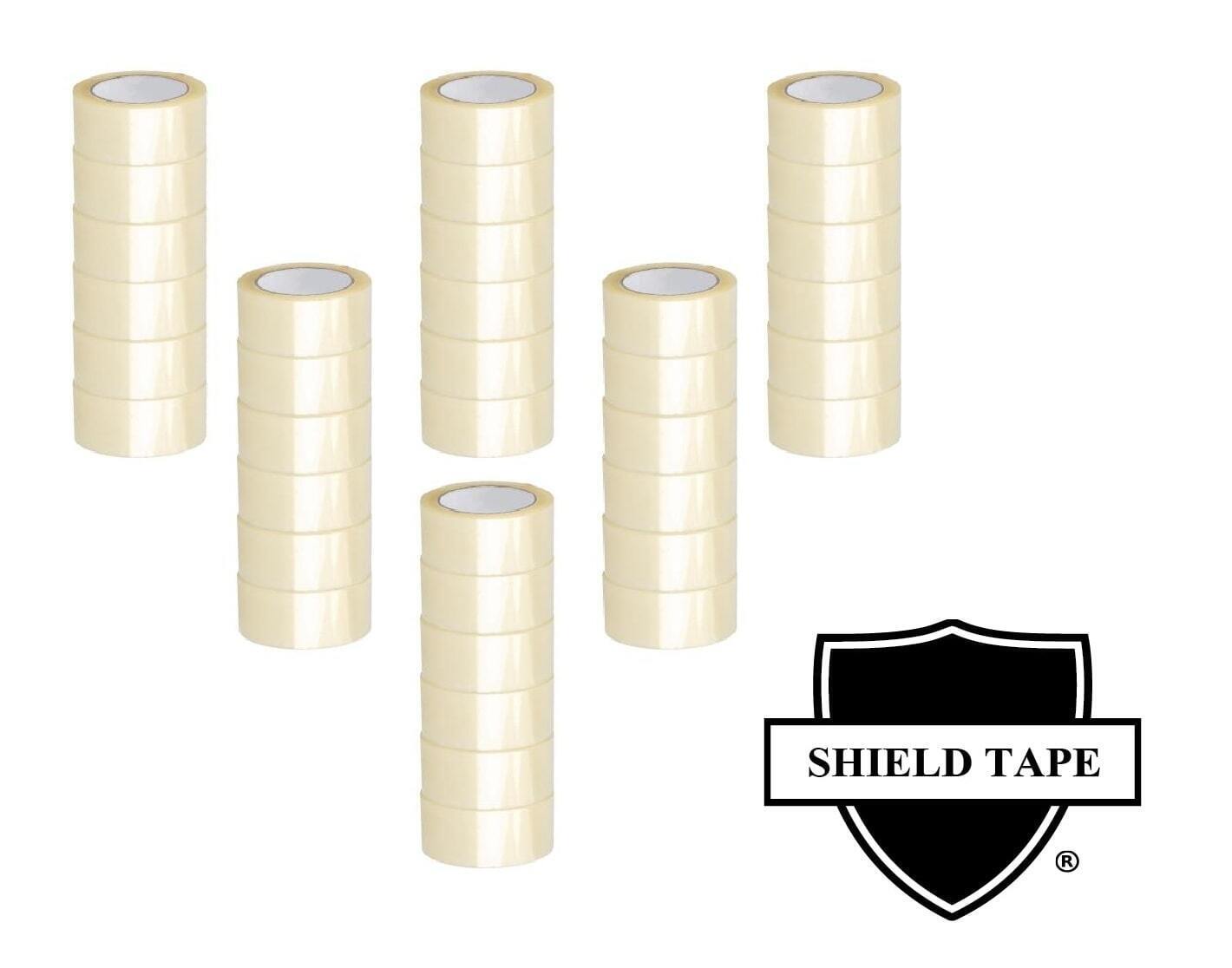 Clear Carton Packing Tape, 2″x100 Yards, 36 Rolls, 1.6 Mil, for Dispenser Refill