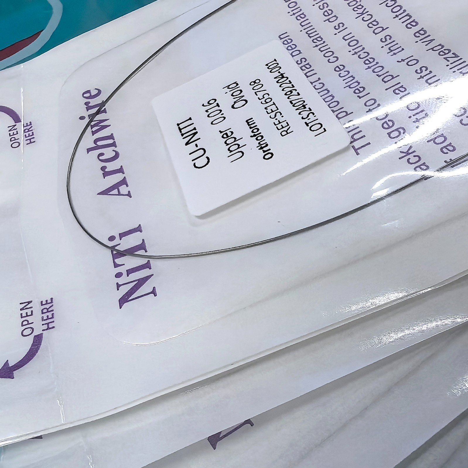 10Bags Dental Orthodontic Super Elastic Arch Wires Copper Cu-NiTi ROUND Form