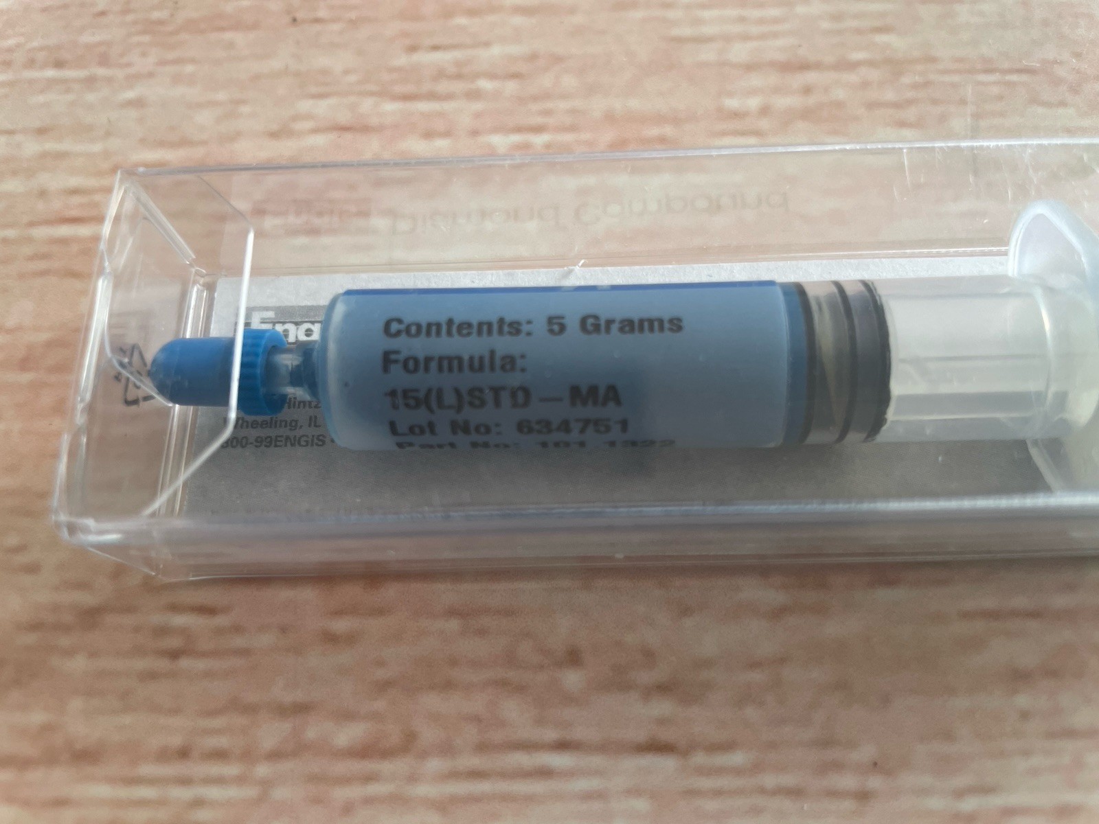 Engis 15(L)STD-MA 5 Grams Syringe Hyprez Diamond Lapping Abrasive Compound BLUE