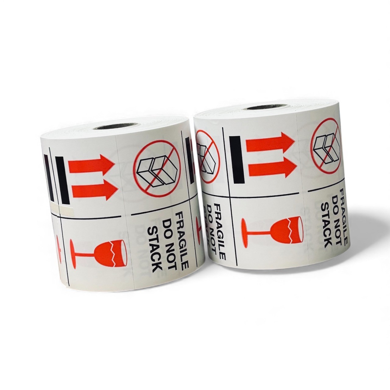 Shipping Labels 4×4 Fragile Do Not Stack 500 labels per roll 1-12 Rolls