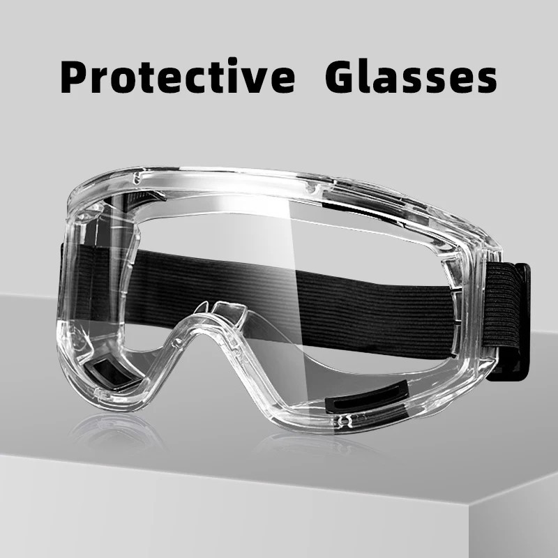 Anti Fog Safety Glasses Splash Dust Protection Goggles Adjustable Clear Lens