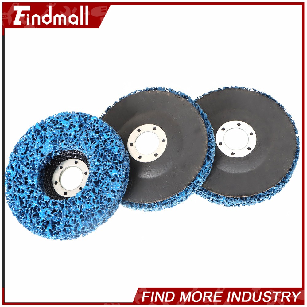 Findmall 10 x 4.5” Poly Strip Disc Wheel Paint Rust Removal Clean Angle Grinder