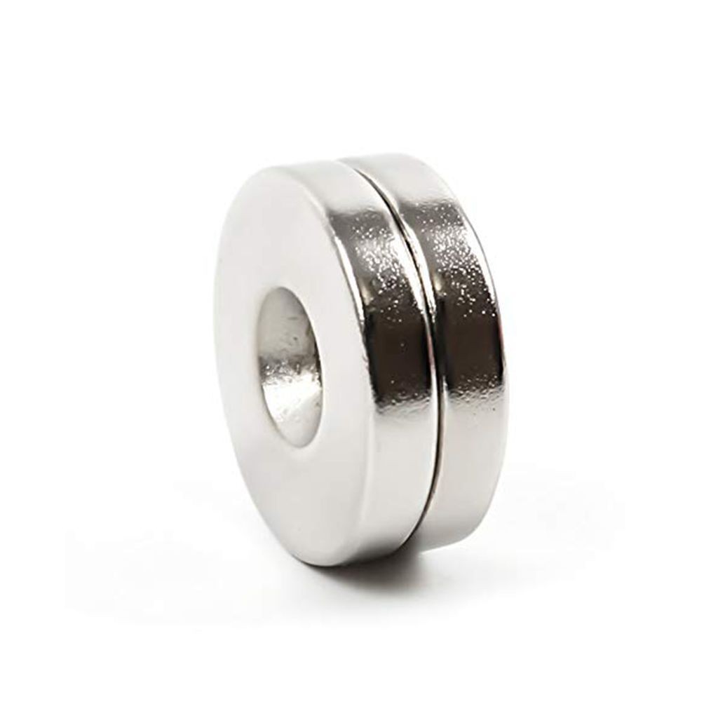 10/30/50Pcs Strong Countersunk Ring Magnets Hole 5mm Rare Earth Neodymium 25*3mm