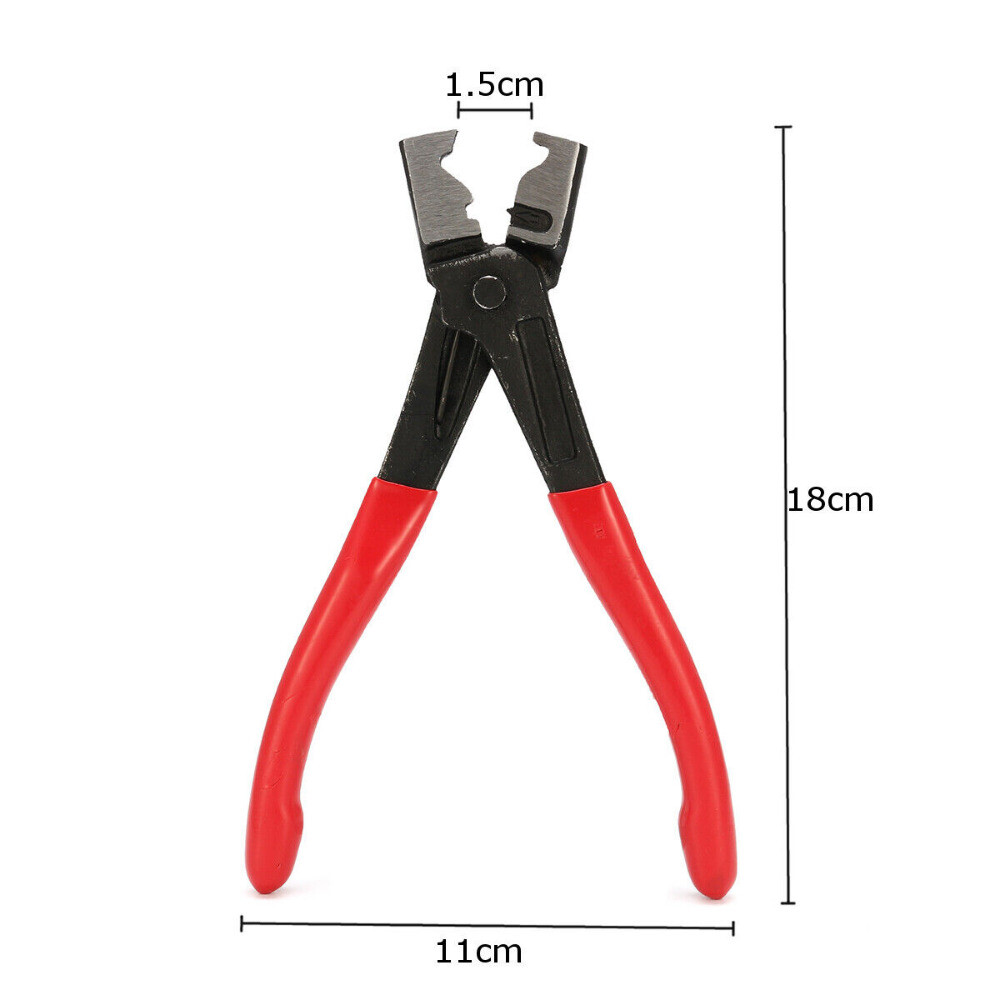 130PCS Single Ear Stepless Hose Clamps 6.5-21mm Stainless Steel / Clamp Plier