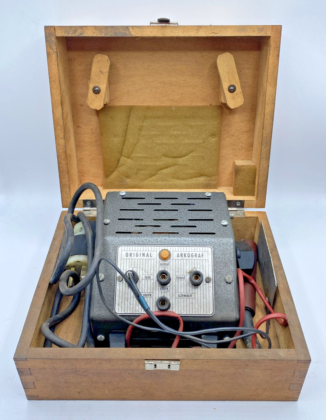 Vintage Arkograf Arglo Engraver Model 110v Made In Switzerland