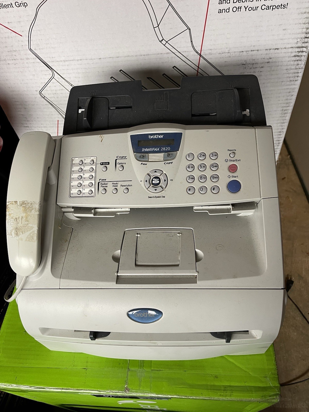 Brother IntelliFAX 2820 All in One Laser Fax Machine Printer Copier