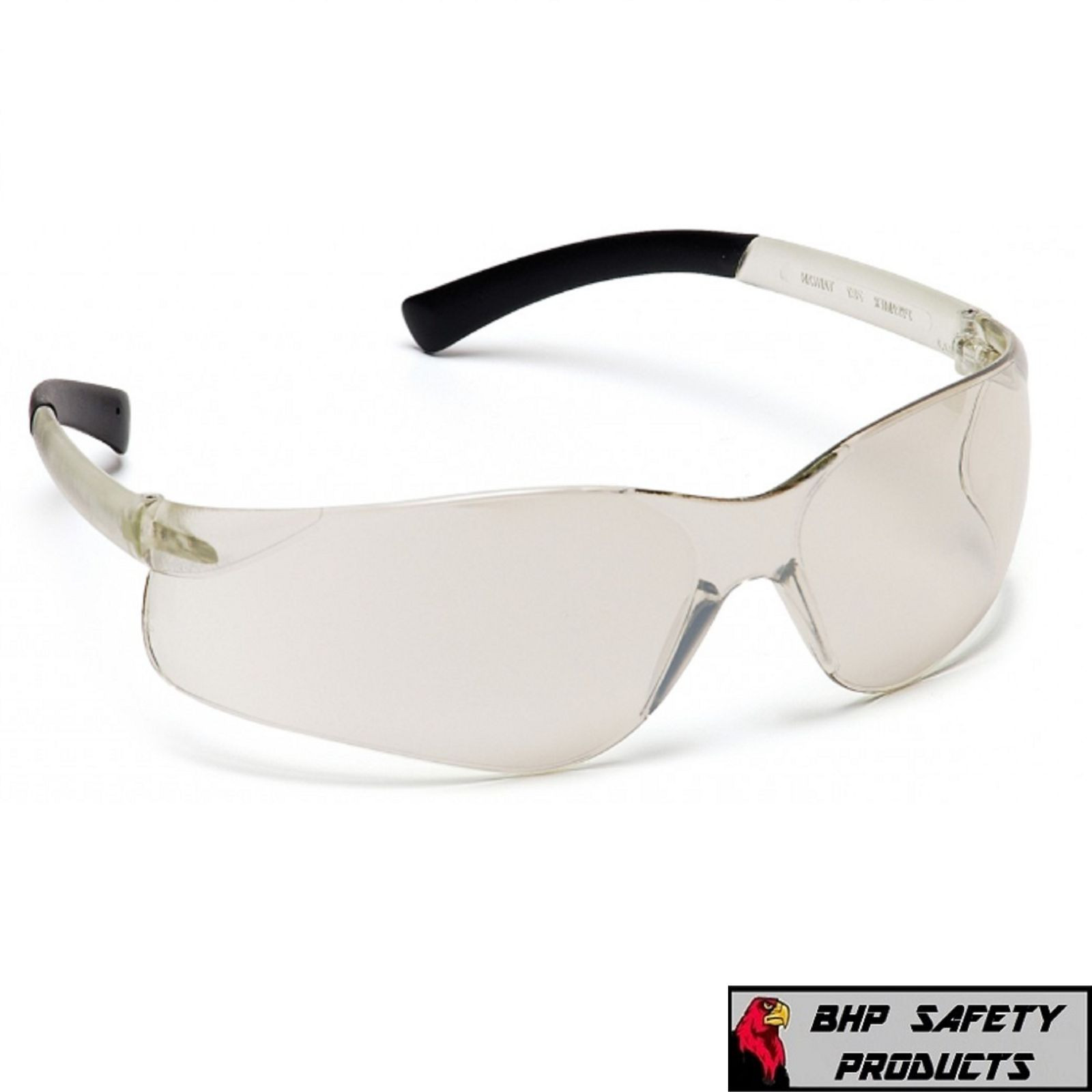PYRAMEX ZTEK SAFETY GLASSES INDOOR/OUTDOOR LENS I/O MIRROR WORK S2580S (1 PAIR)