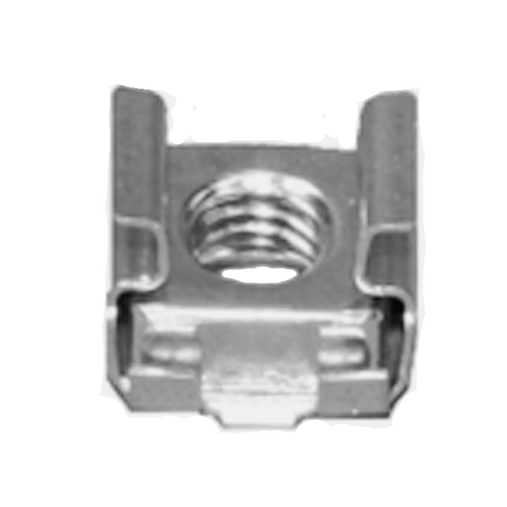 8 Pack 1/4-20 Self-Retaining Cage Nuts – 3/8″ Panel Hole Size BFC7988-1420