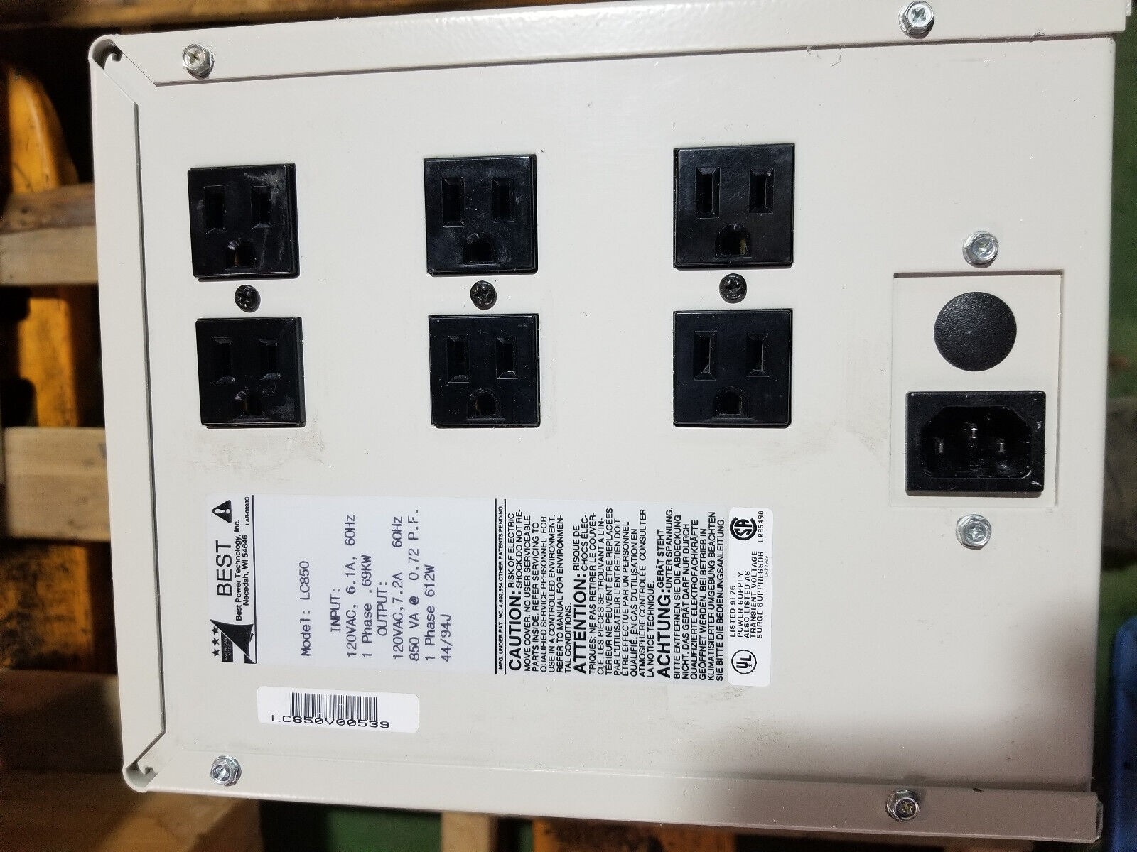 Citadel LC850 POWER SUPPLY lc850v00539