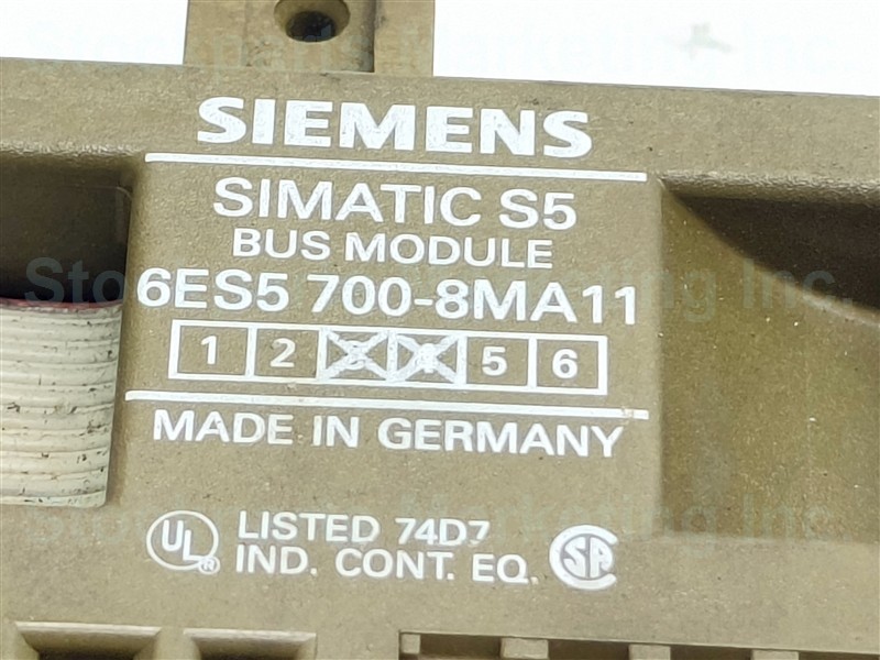 Siemens 6ES5 700-8MA11 Simatic S5 Bus Module w/ 6ES5 316-8MA12 Interface Module