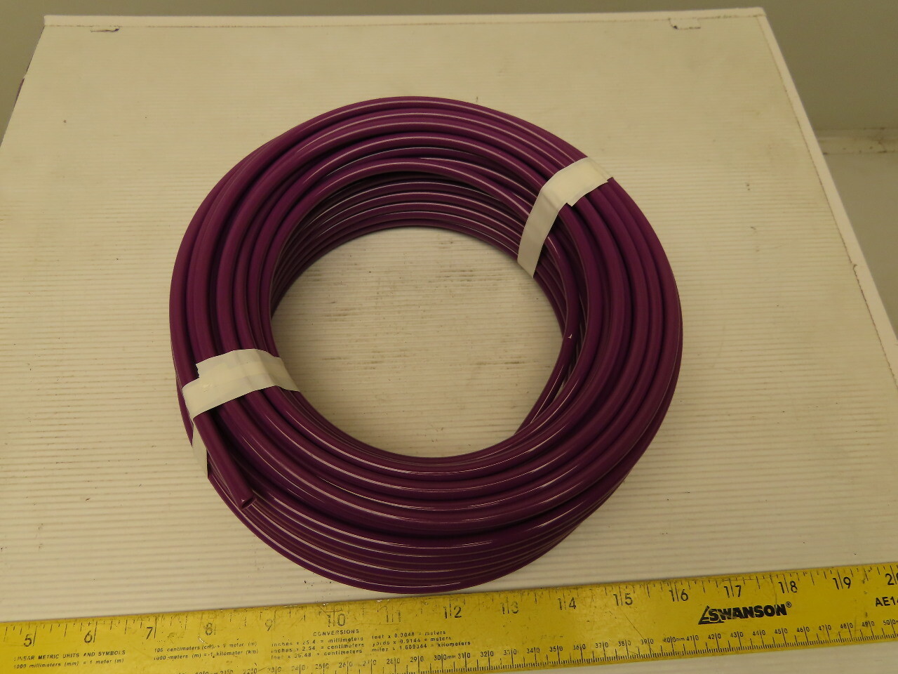 .170″ ID x .250″OD 1/4″ Purple Poly Airline Tube Air Hose Tubing .040″ Wall 100′