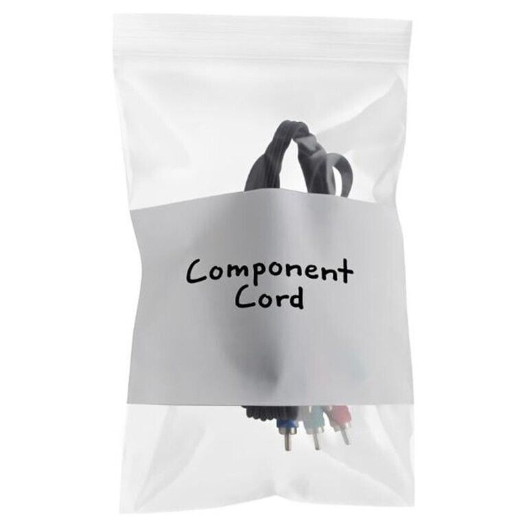 1000/PCS White Block 2″x3″ Clear Reclosable Seal Bag Plastic Zip Lock Bags 4Mil