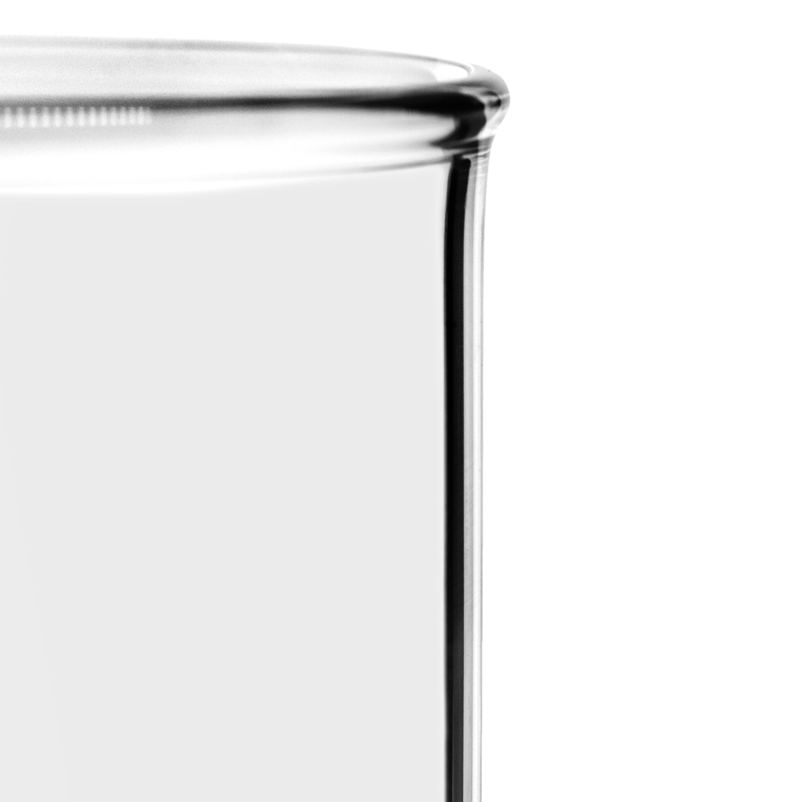 Eisco Labs 1000ml Beaker, Low Form – 100ml Graduations – Borosilicate Glass