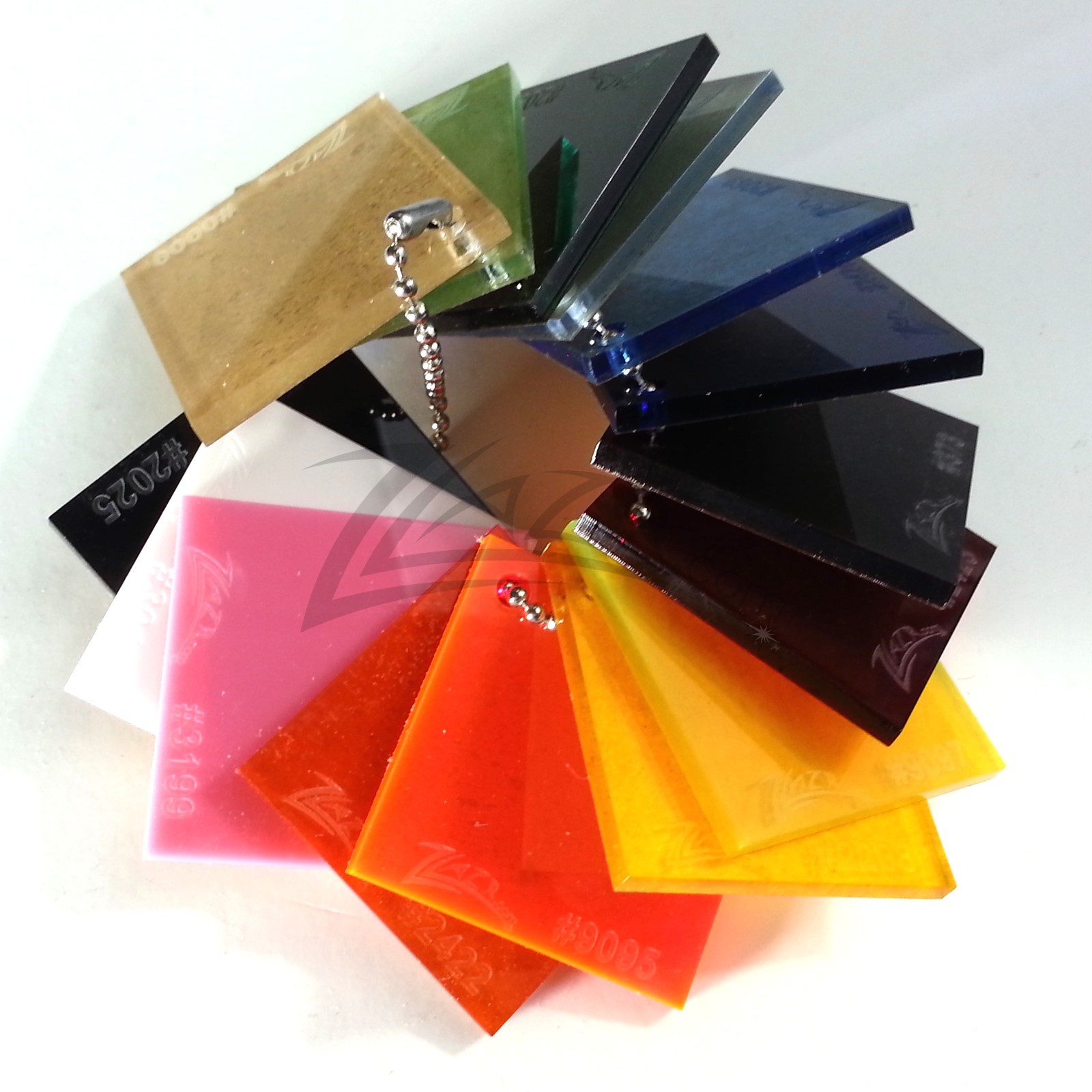 (1) SAMPLE PIECE 1/8″x1.5″x1.5″ Colored Acrylic Plastic Plexiglass Small Square