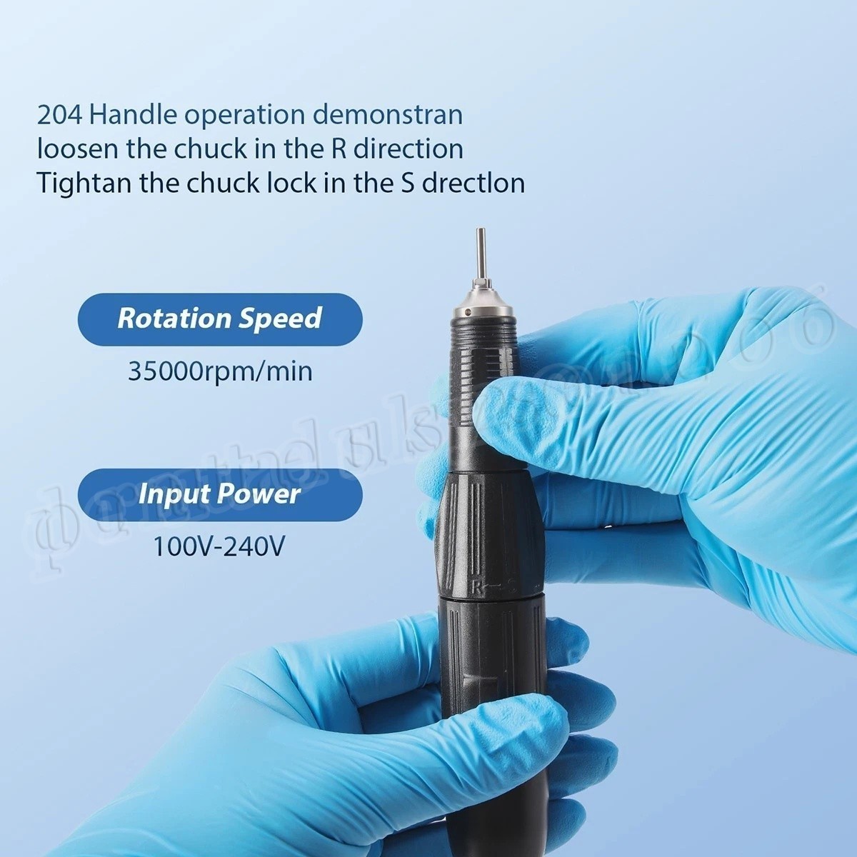 Dental Lab Marathon Electric Micromotor Polishing Unit 35000 rpm Motor Handpiece