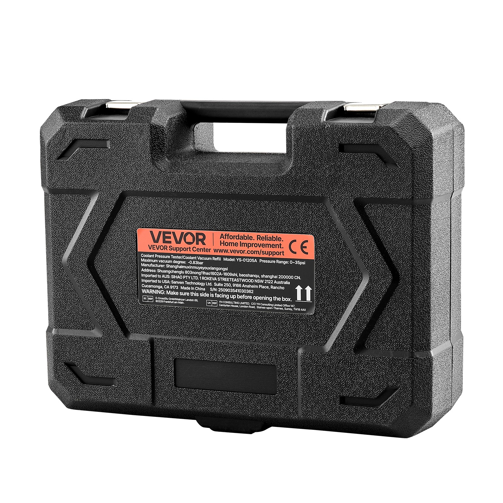 VEVOR Radiator Pressure Tester & Coolant Vacuum Refill Kit 47Pcs Universal Fit