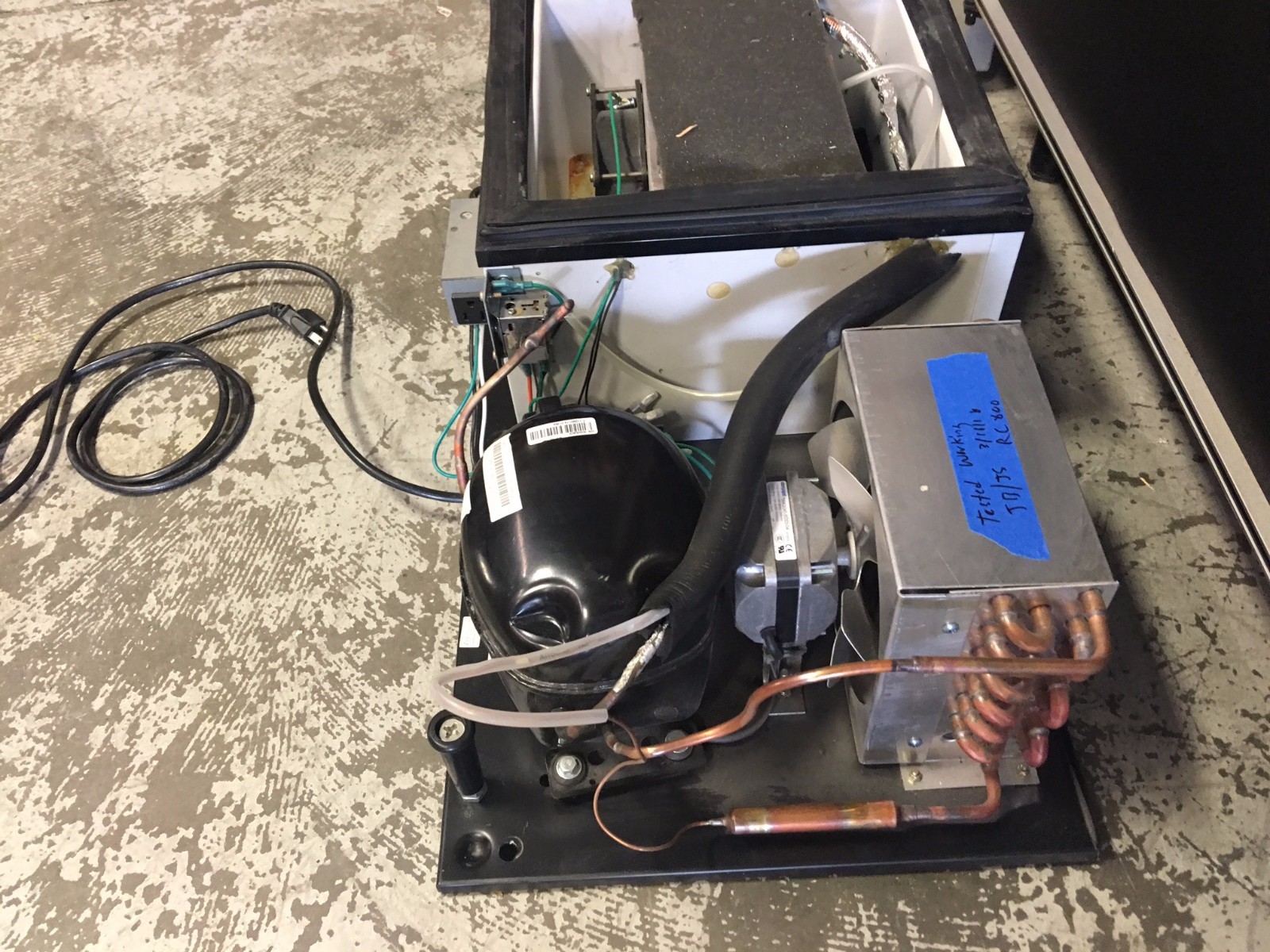 RC800/RC850 & Genesis 127/137 COOLING UNIT COMPRESSOR DECK FULLY WORKING