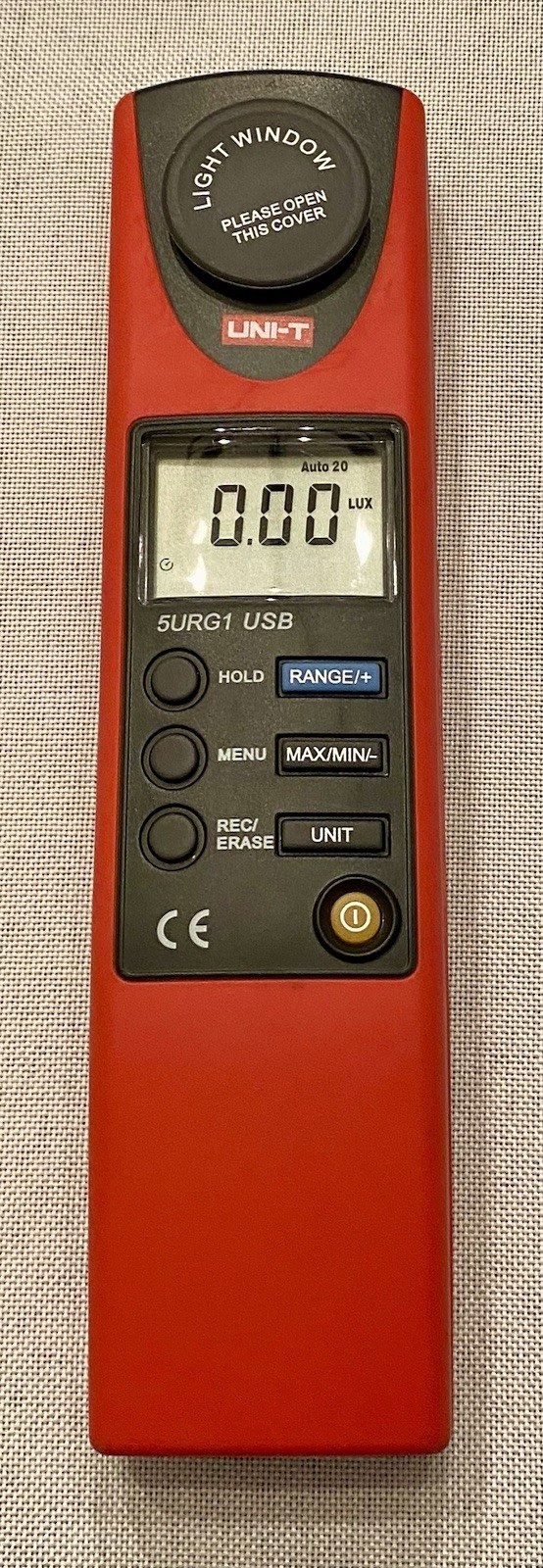 UNI-T 5URG1 USB Luminometer 20-20000 Lux Lumen Light Meter Photometer