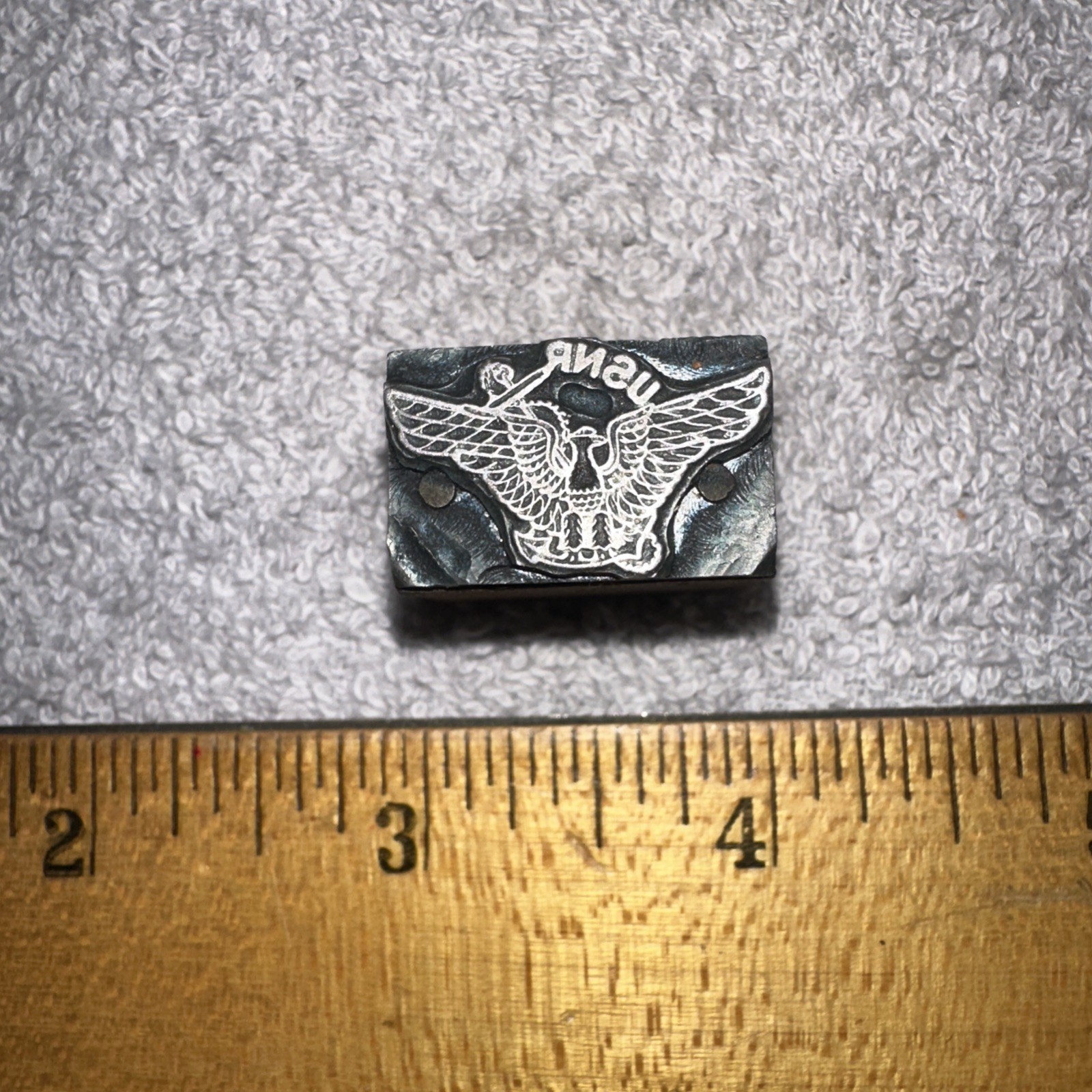 Printing Block ( USNR Majestic Eagle ) United States Navy Reserve ??￼￼