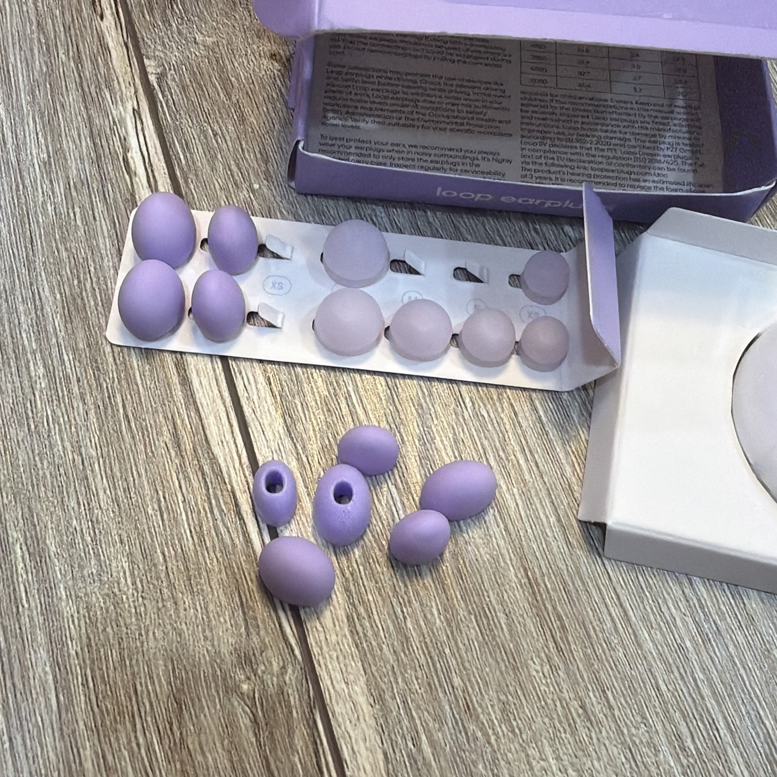 LOOP DREAM Earplugs LILAC – Silicone Earplugs for Sleep – Missing Tips