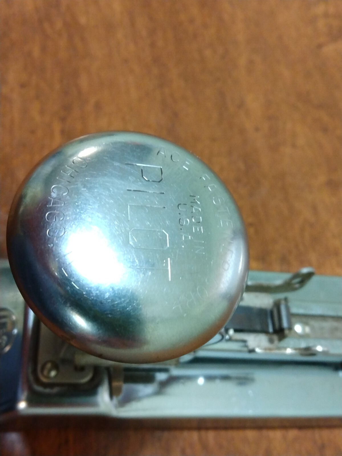 Vintage PILOT Stapler No. 402 United States Steel USS USA ACE Fastener Working