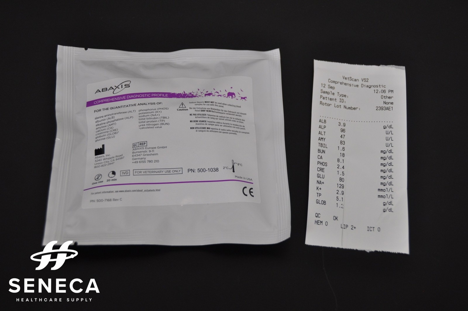 ABAXIS ZOETIS VETSCAN VS2 HM5 (2ND GEN) VETERINARY CHEMISTRY CBC BLOOD ANALYZERS